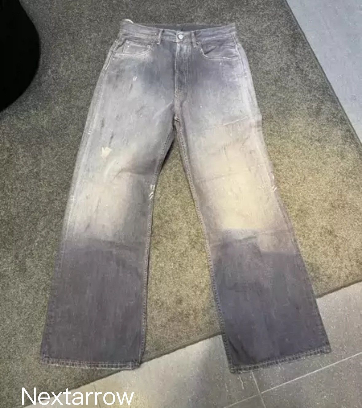 Acne Studios Acne studios Wash splashed ink jeans 2412-Nextarrow Size US 28 / EU 44 - 2 Thumbnail