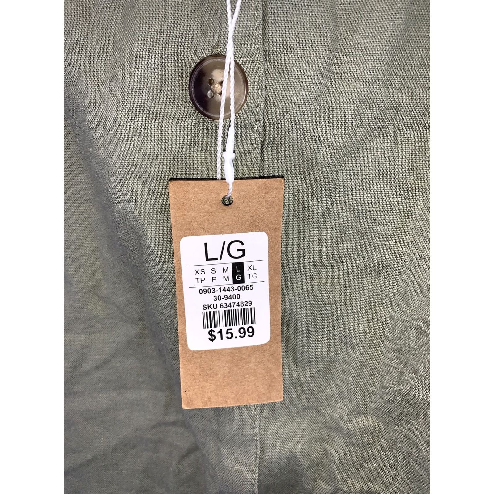 Vintage SZ Revamped Linen Collection Earth Green Linen Blens Womens Tank Top L NWT-7617 Tank Womens L Green Linen Casual Summer Size L / US 10 / IT 46 - 4 Thumbnail
