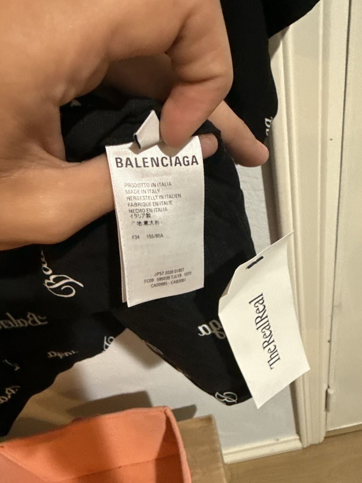 Balenciaga Balenciaga all over letter button up Size US L / EU 52-54 / 3 - 5 Thumbnail
