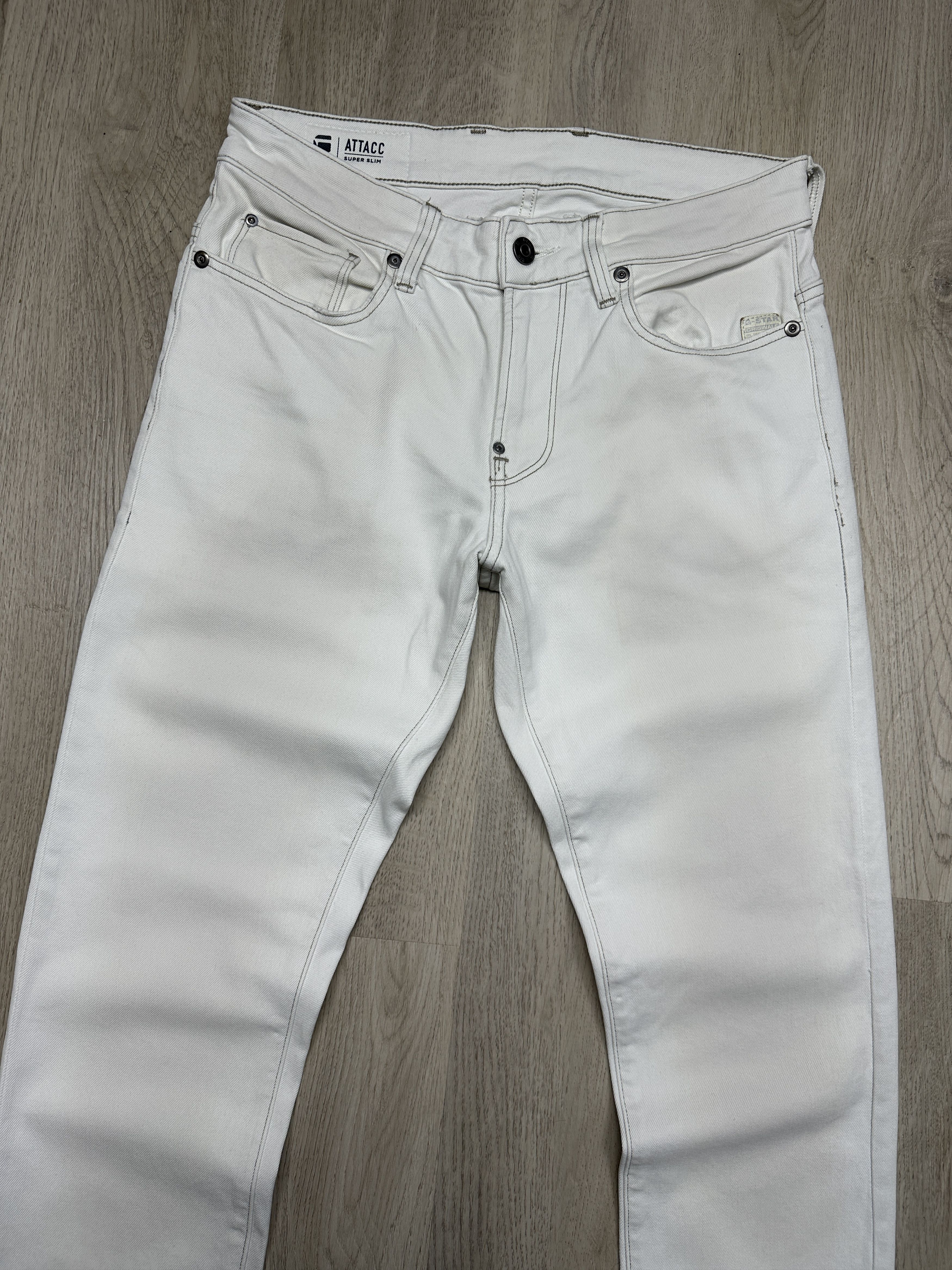 G-Star G Star Raw Attacc Super Slim COJ Mens Denim Pants Jeans Size US 33 - 2 Thumbnail
