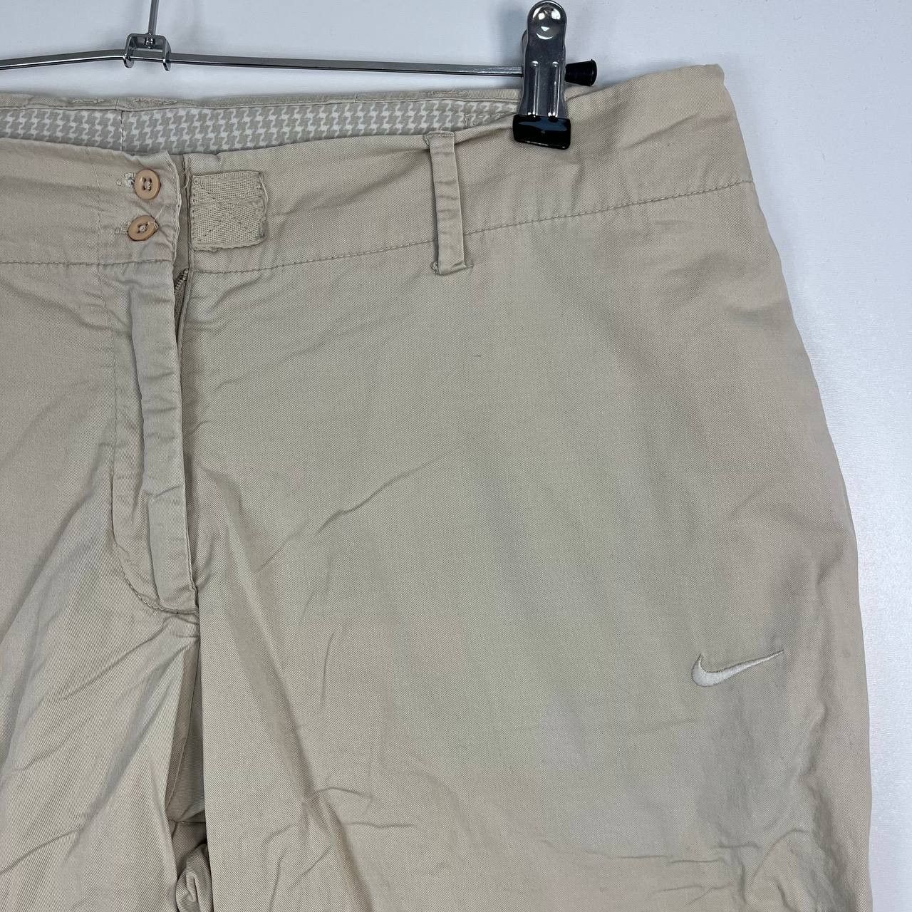 Nike Nike Womens Beige Shorts Golf Casual Lightweight Summer 12 Size 36" / US 14 / IT 50 - 3 Thumbnail