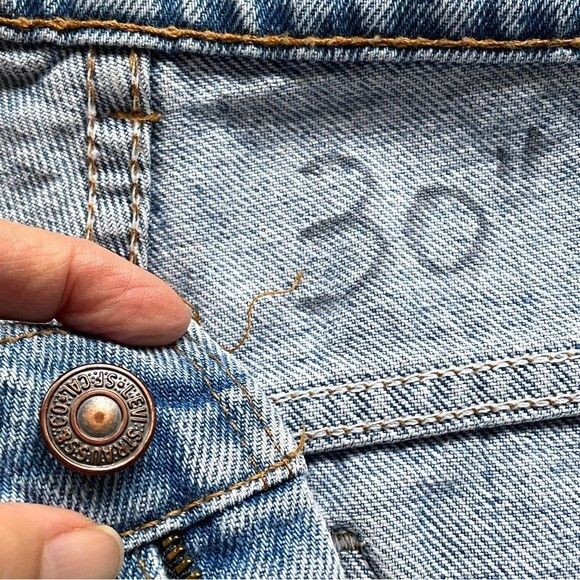 Levi's Vintage Levi's Orange Tab Straight Jeans - 30" (cropped) Size 30" / US 8 / IT 44 - 6 Thumbnail
