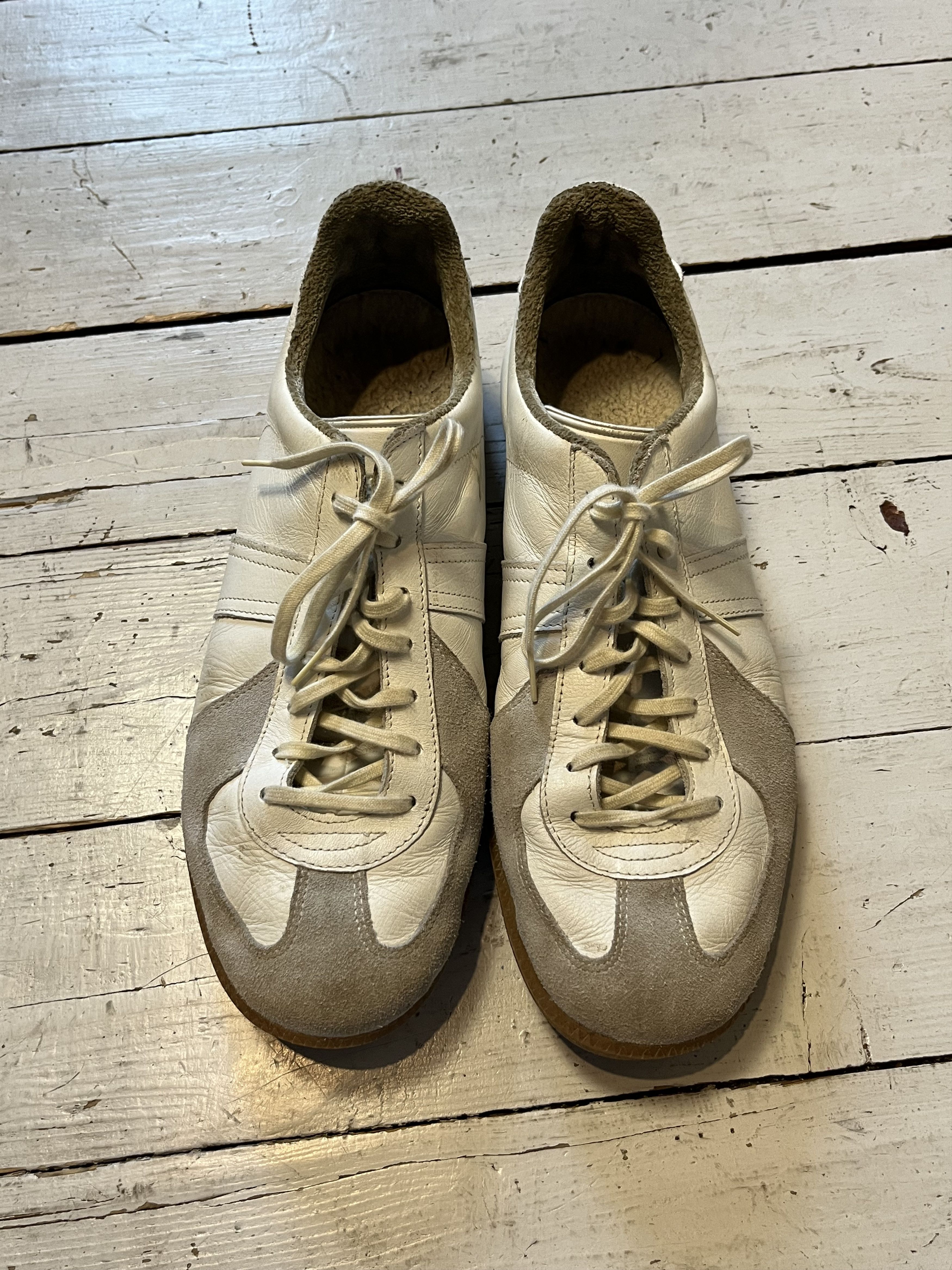 Vintage GAT BW Sport White Leather Shoes Vintage Maison Margiela Size US 10.5 / EU 43-44 - 2 Thumbnail