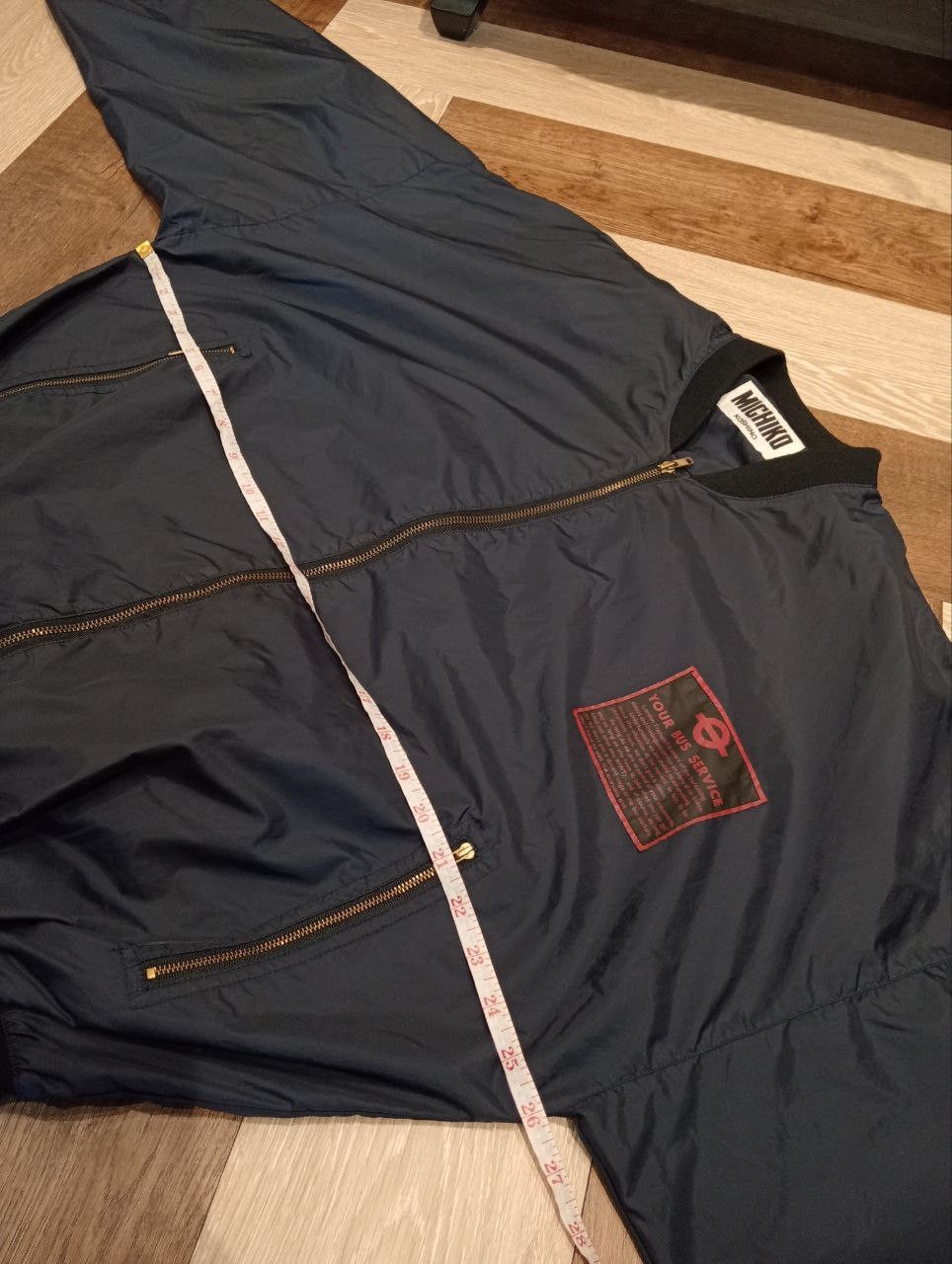 Michiko Koshino London MICHIKO KOSHINO LONDON SPELLOUT NYLON JACKET - FREE SIZE Size US L / EU 52-54 / 3 - 12 Thumbnail