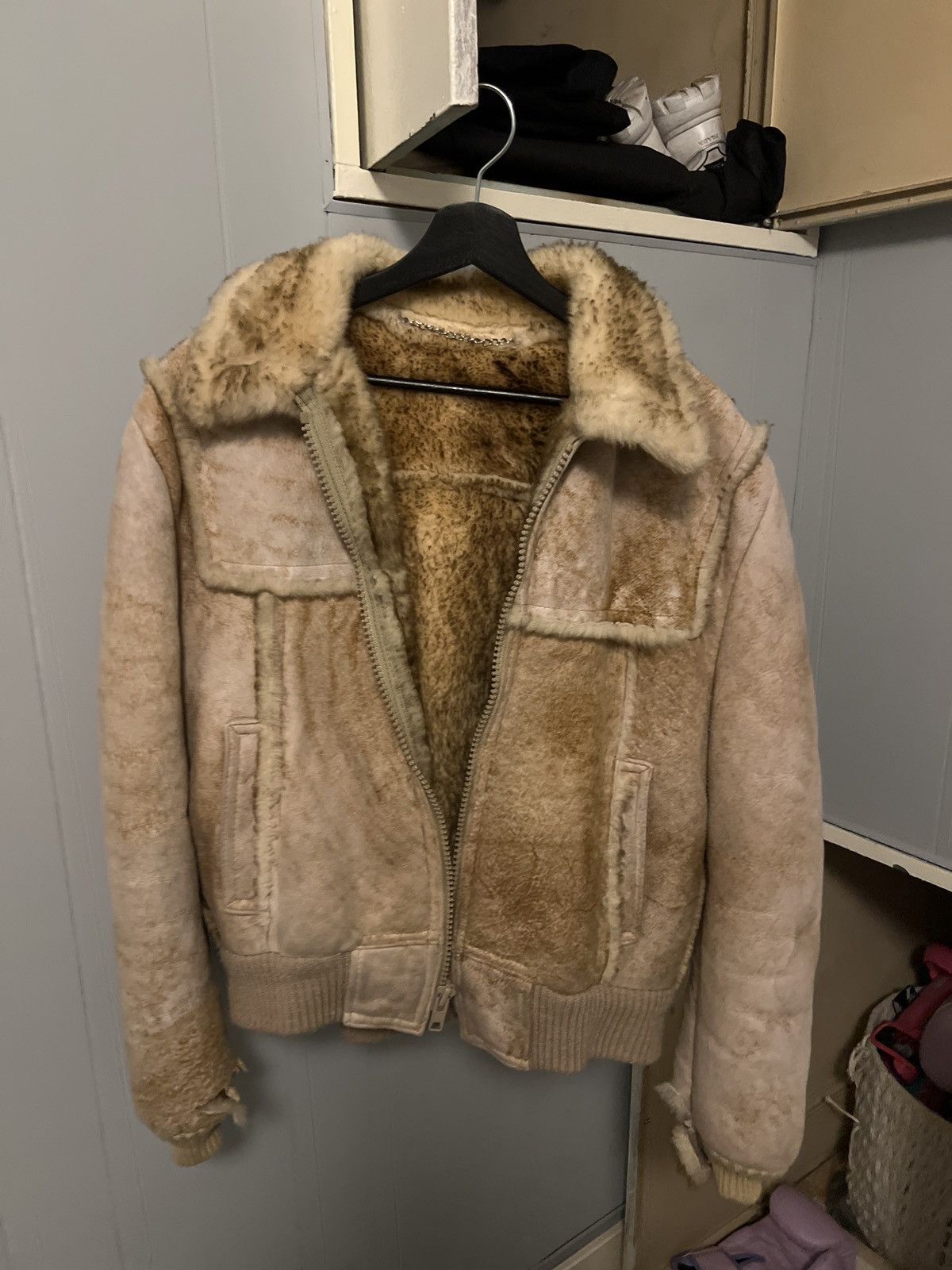 Vintage Vintage shearling flight jacket Size US M / EU 48-50 / 2 - 1 Thumbnail