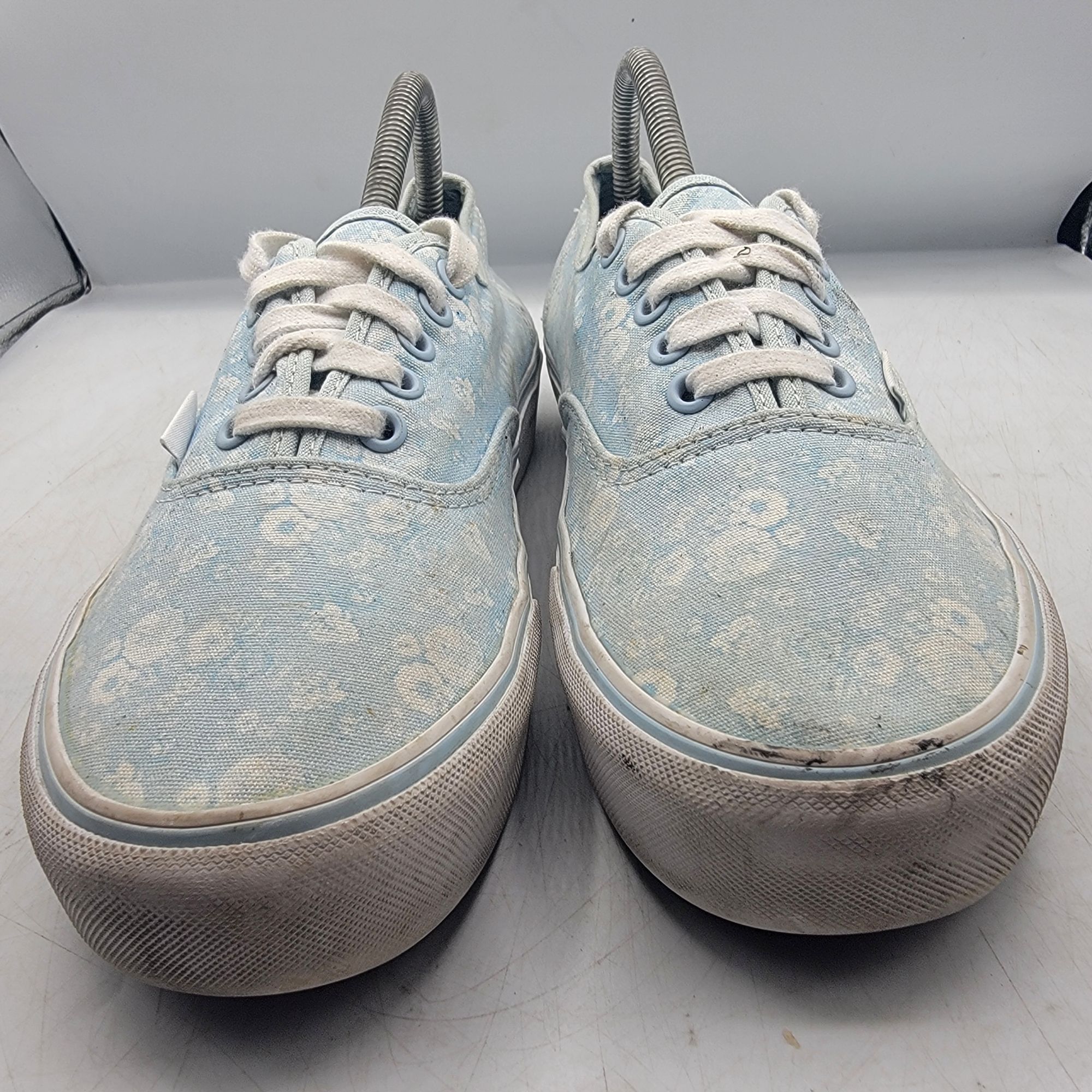 Vans Vans Womens 10 Light Blue Floral Platform Sneaker Shoes Casu Size US 10 / IT 40 - 2 Thumbnail