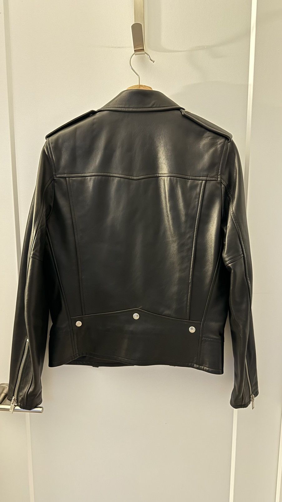Saint Laurent Paris Saint Laurent L01 Classic Black Leather Biker Jacket Size US S / EU 44-46 / 1 - 4 Thumbnail