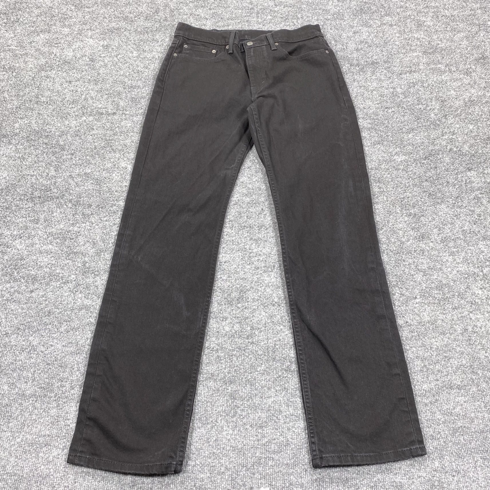Vintage Rustler Jeans Mens 32x31 Black Straight Regular Fit Charcoal Wash 87619JB Size US 32 / EU 48 - 2 Thumbnail