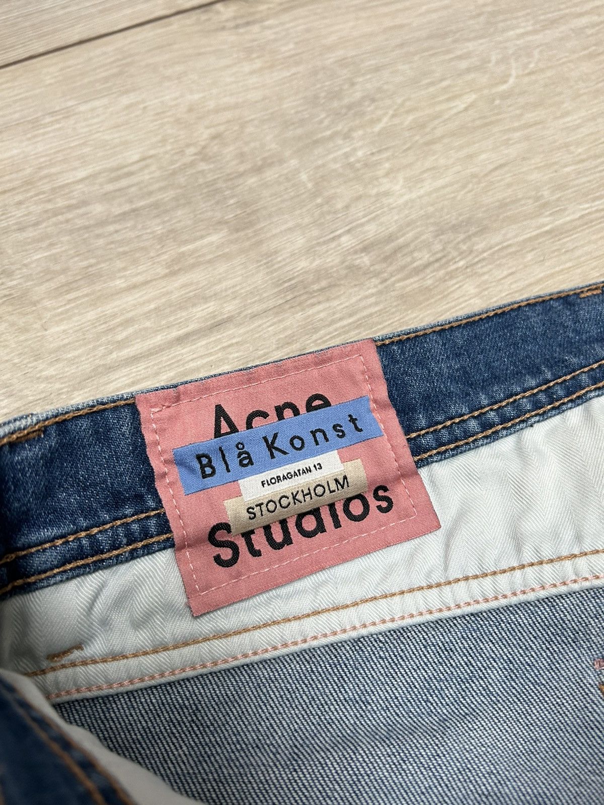 Acne Studios × Designer Acne Studios Bla Konst Floragatan 13 Stockholm Jeans 31x30 Size US 31 - 7 Thumbnail