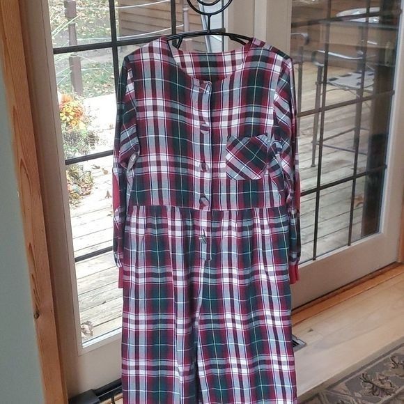 Vintage Ashley Taylor Country Vintage 90's Red Plaid Long Slv Sz. S Size 34" / US 12 / IT 48 - 2 Thumbnail