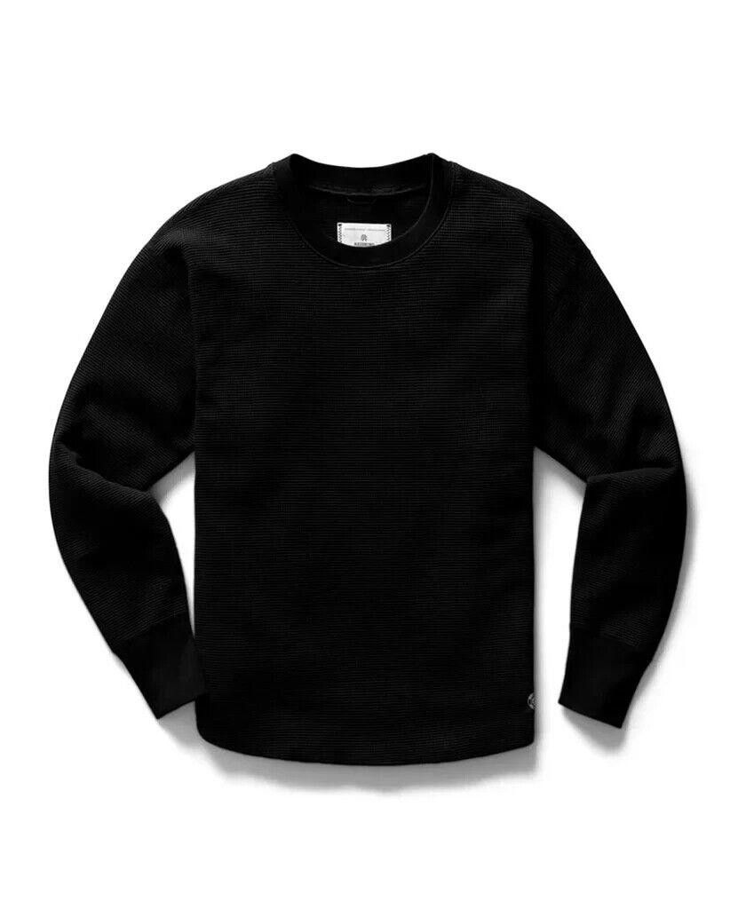 Reigning Champ Reigning Champ Women Small Black Flatback Thermal Shirt Top Size S / US 4 / IT 40 - 8 Thumbnail