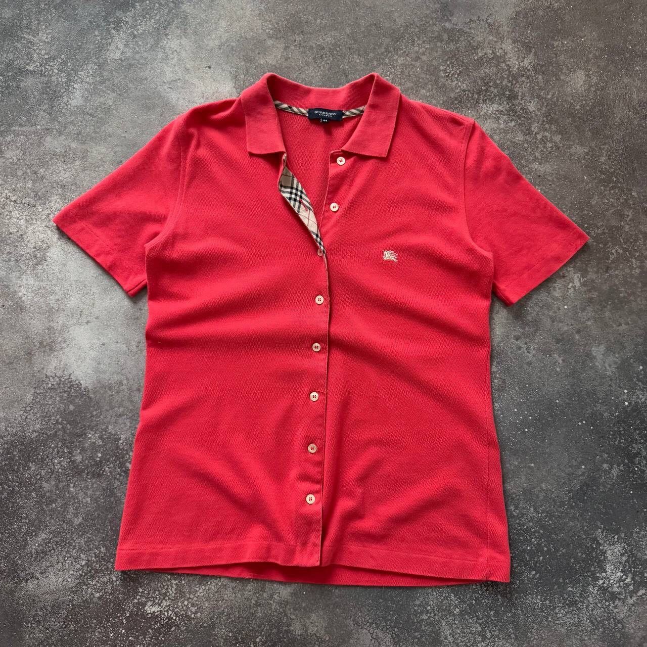 Burberry × Vintage Burberry Vintage Polo T-Shirt Size L / US 10 / IT 46 - 2 Thumbnail