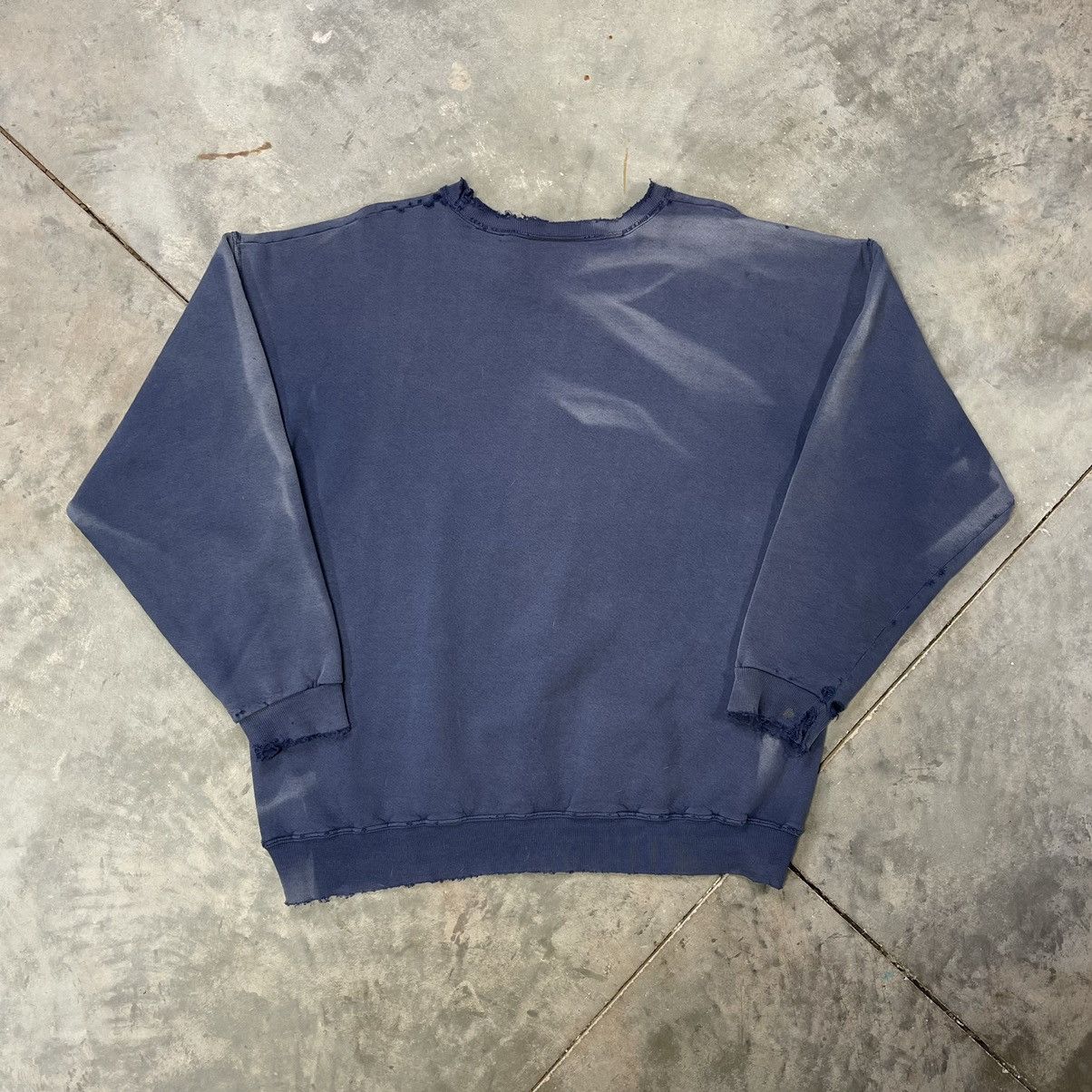 Vintage Vintage Thrashed Adidas Crewneck Sweatshirt Sun Faded Boxy Size US XL / EU 56 / 4 - 7 Thumbnail