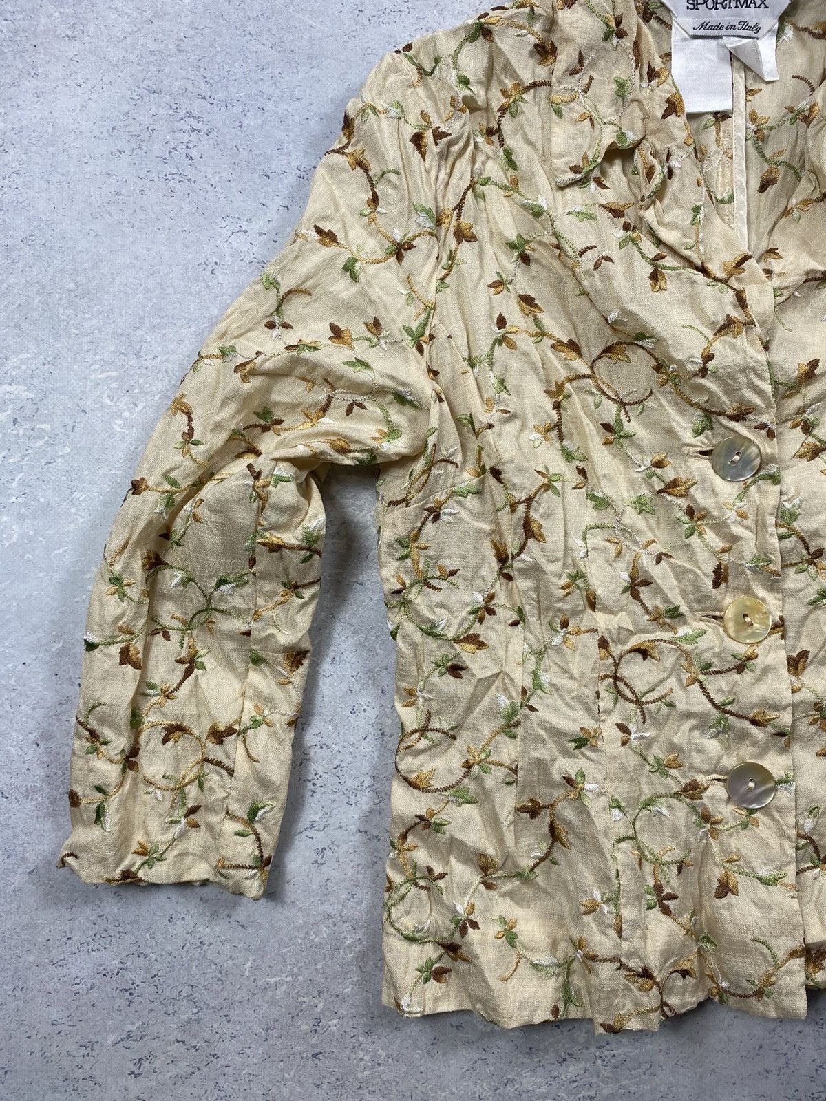 Sportmax SportMax by Max Mara Women’s Vintage Blouses Size US10 Size L / US 10 / IT 46 - 6 Thumbnail