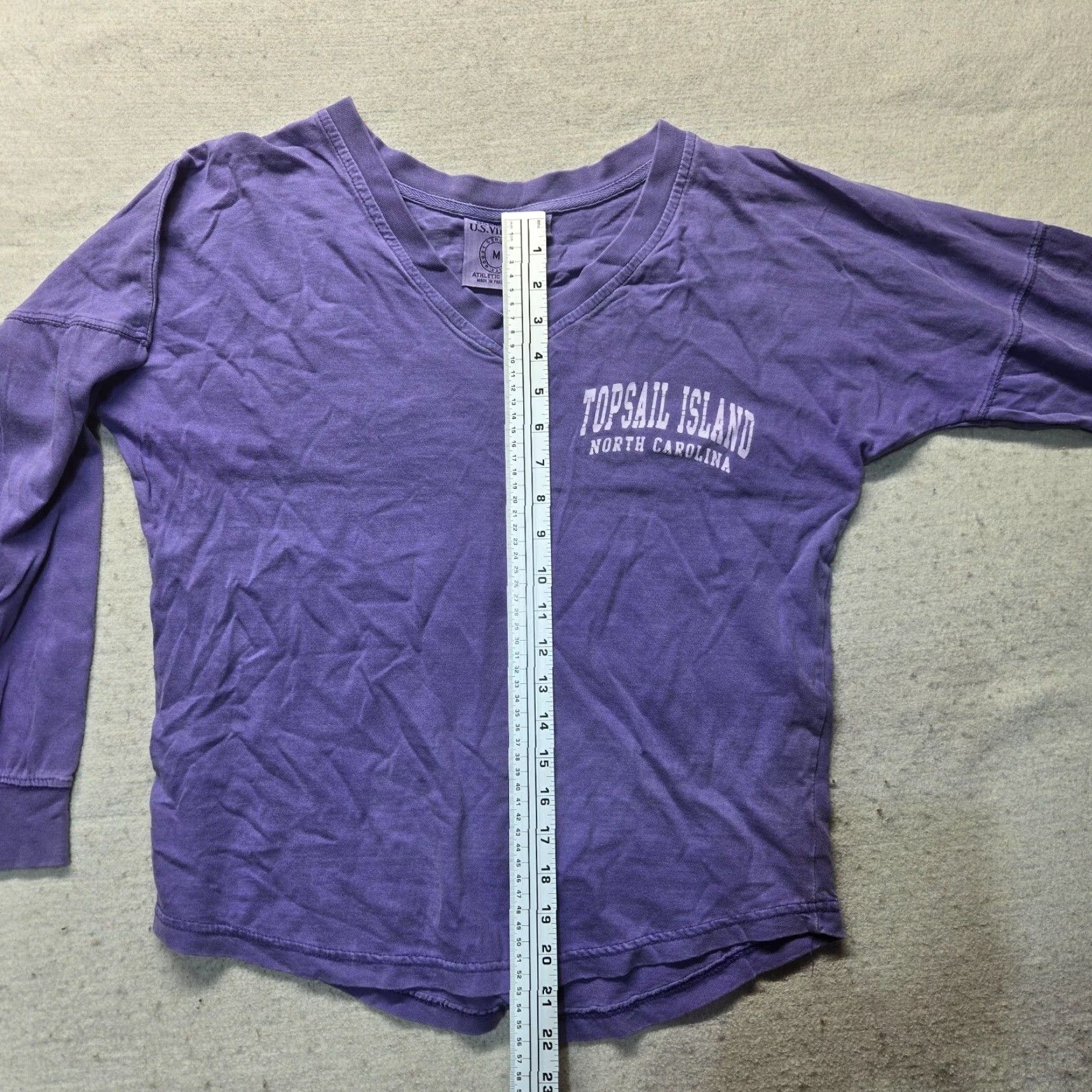 Vintage Vintage Topsail Island North Carolina NC Purple Blue Long Sleeve T-Shirt Adult Women Medium Size M / US 6-8 / IT 42-44 - 7 Thumbnail