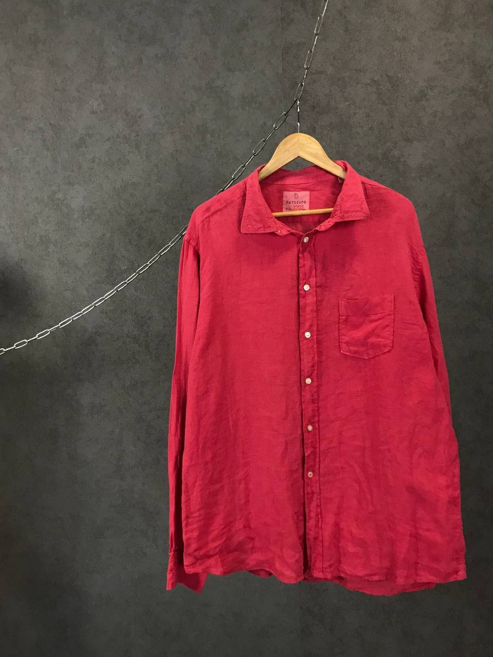 Designer Hartford luxury designer linen shirt Size US XXL / EU 58 / 5 - 1 Thumbnail