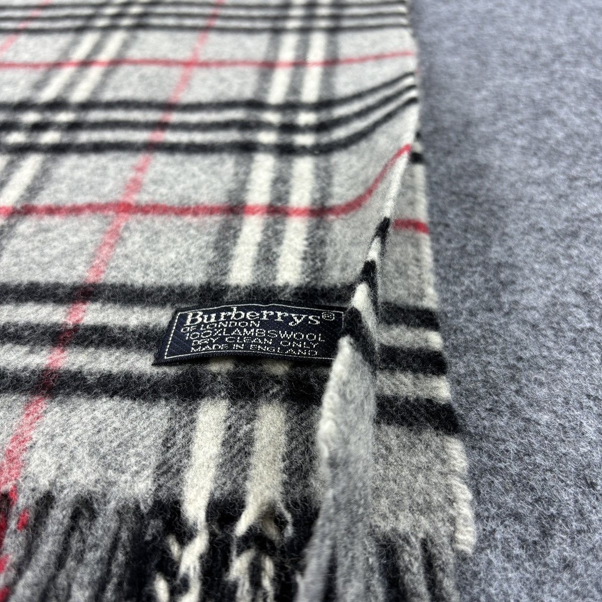 Burberry × Vintage Burberrys Scarf # D711 # Muffler # Neckwear # Nova Check Size ONE SIZE - 3 Thumbnail