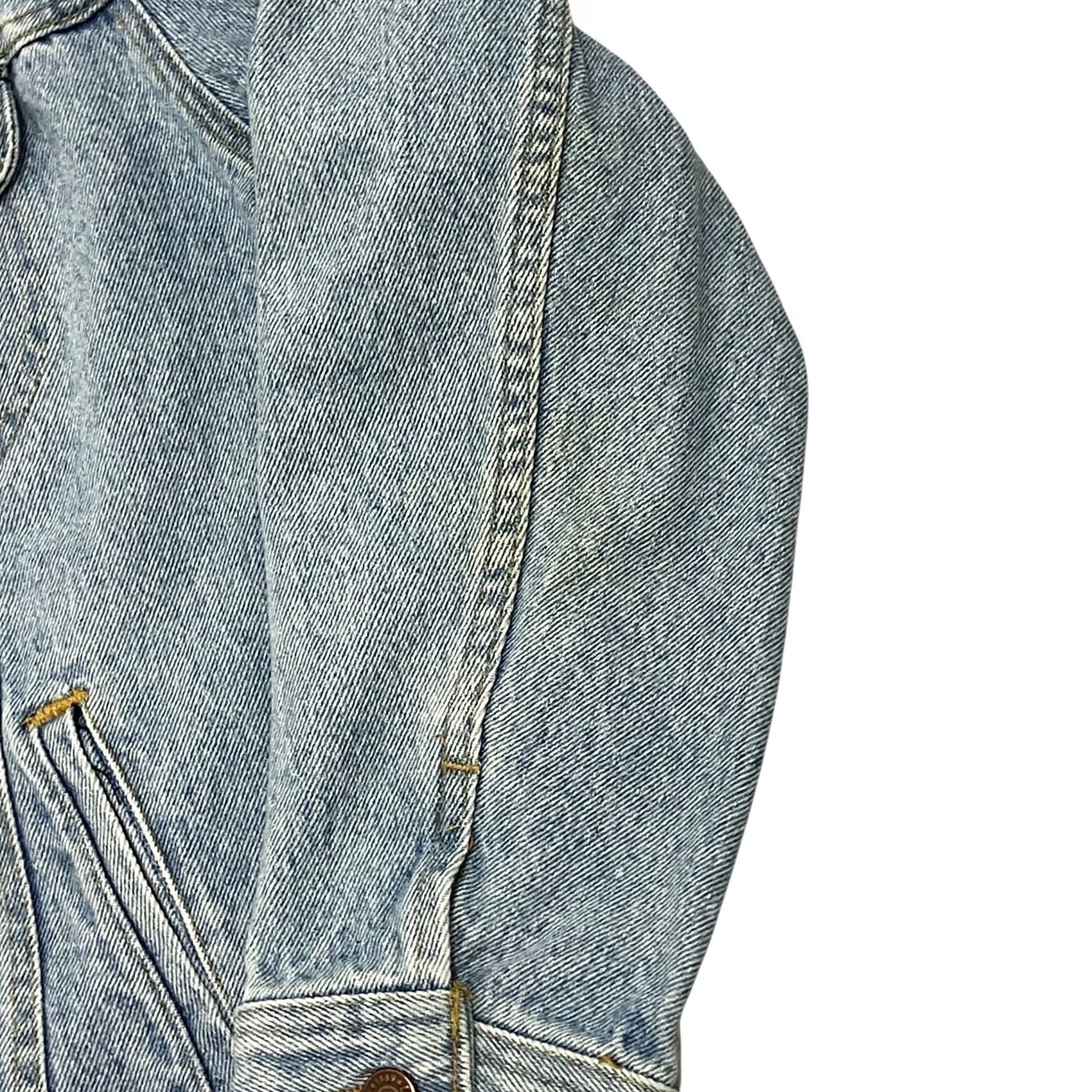 Lee Vintage Lee Jacket XL Blue Denim Trucker Western Made in USA Mens Size US XL / EU 56 / 4 - 4 Thumbnail