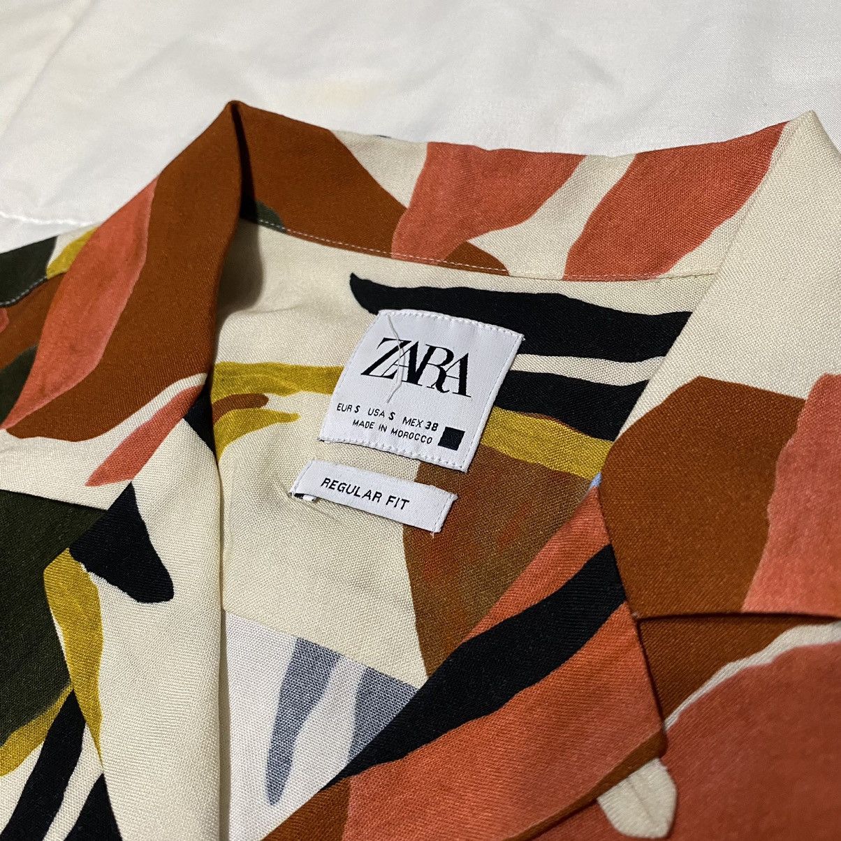 Zara Zara Camp Collar Shirt Size US S / EU 44-46 / 1 - 5 Thumbnail