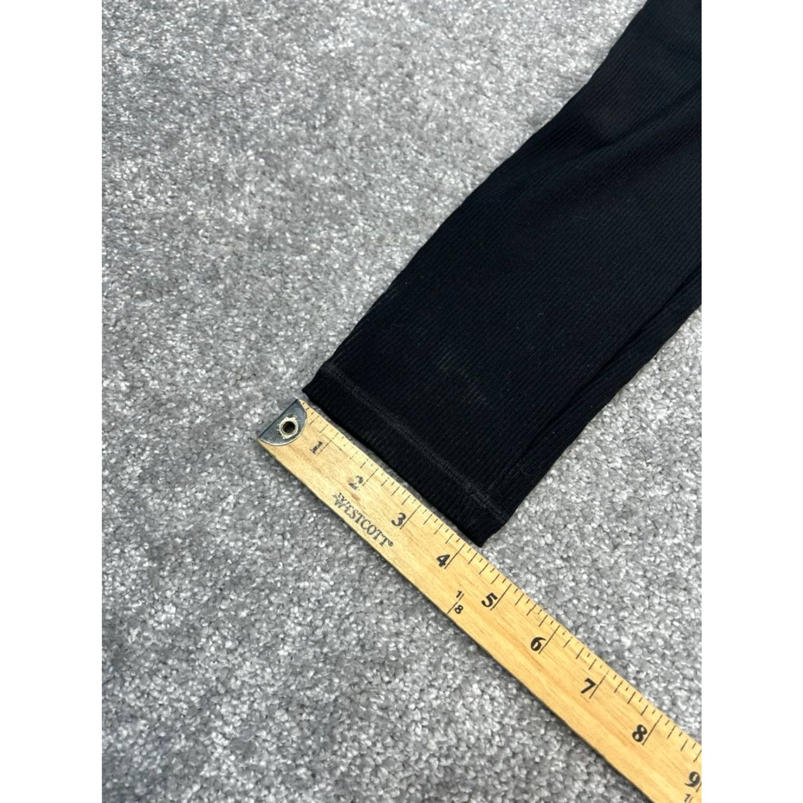 Talbots Talbots Leggings Womens Medium Black Nylon Stretch High Rise New Yoga Size 32" / US 10 / IT 46 - 4 Thumbnail