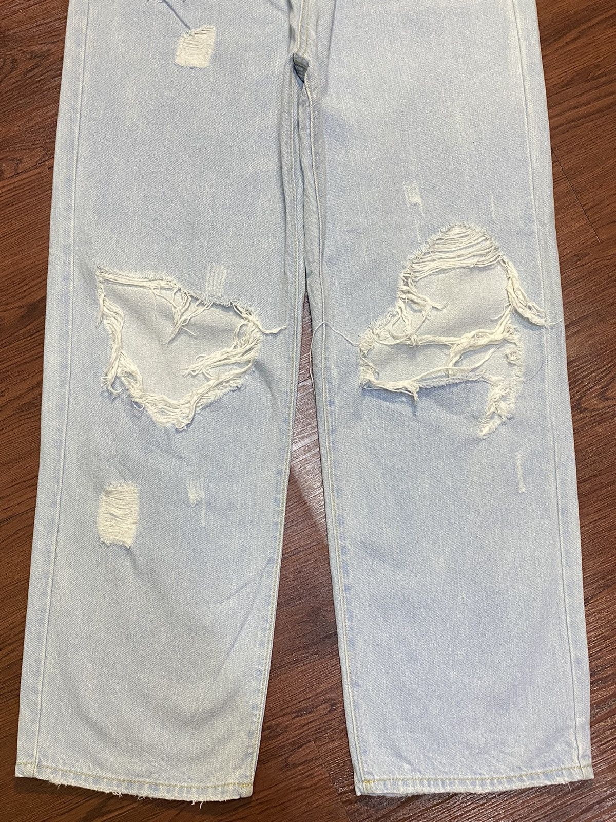 Japanese Brand Japanese Brands Faded Wash Baggy Jeans Size US 28 / EU 44 - 6 Thumbnail