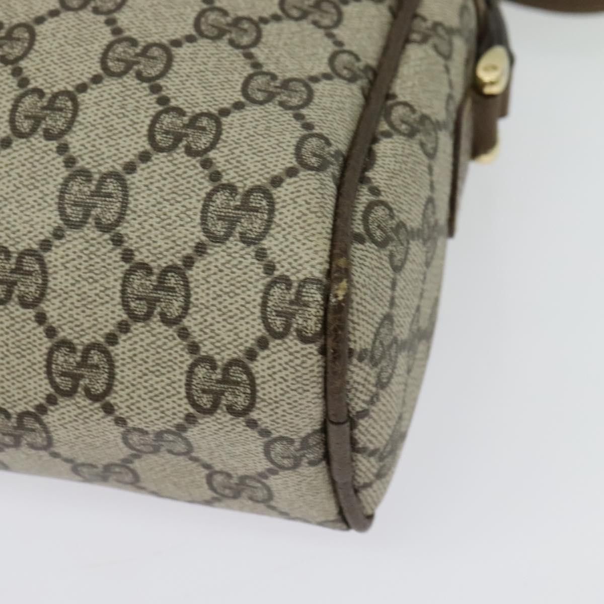 Gucci GUCCI GG Supreme Web Sherry Line Shoulder Bag Pvc Beige Size ONE SIZE - 11 Thumbnail