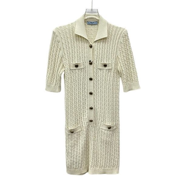 Prada Prada Cable Knit Mini Dress Size 36 Size XS / US 0-2 / IT 36-38 - 1 Thumbnail