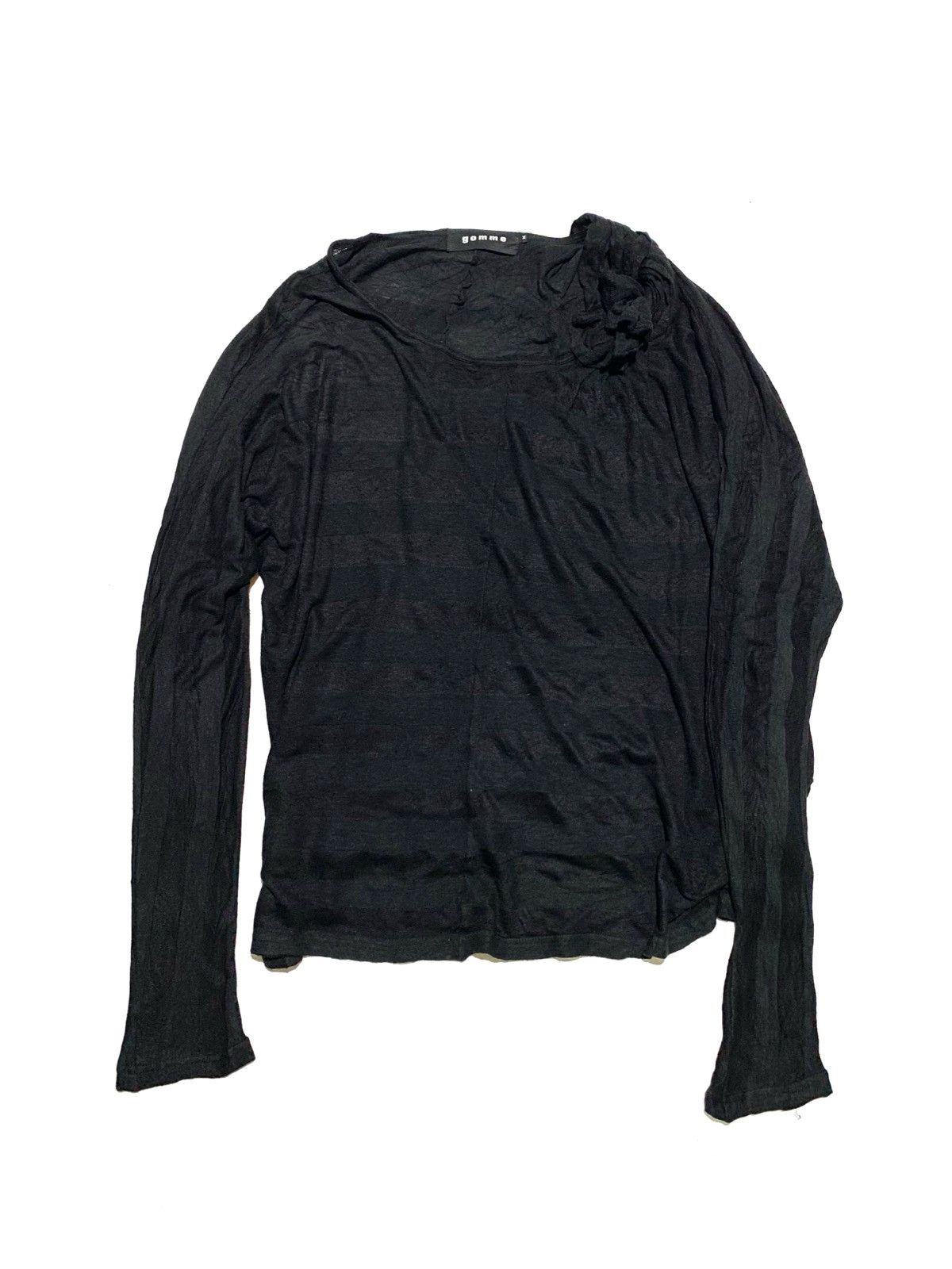 Yohji Yamamoto GOMME MAKI HIROSHIGE BY YOHJI YAMAMOTO ASYMMETRICAL SHIRT Size US M / EU 48-50 / 2 - 1 Thumbnail