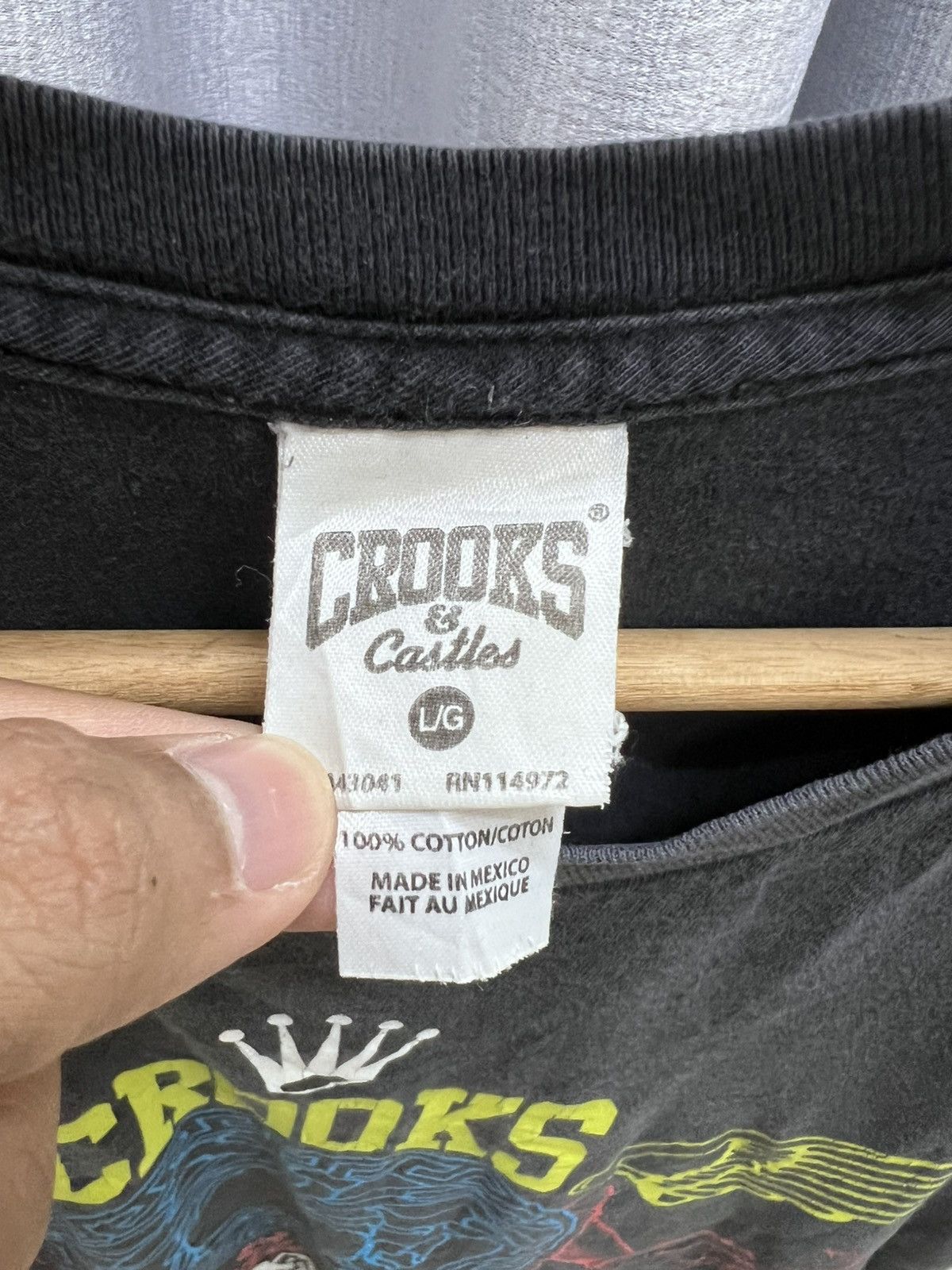 Stussy Thrashed Faded Crooks Castles Streetwear Tee Size US L / EU 52-54 / 3 - 5 Thumbnail