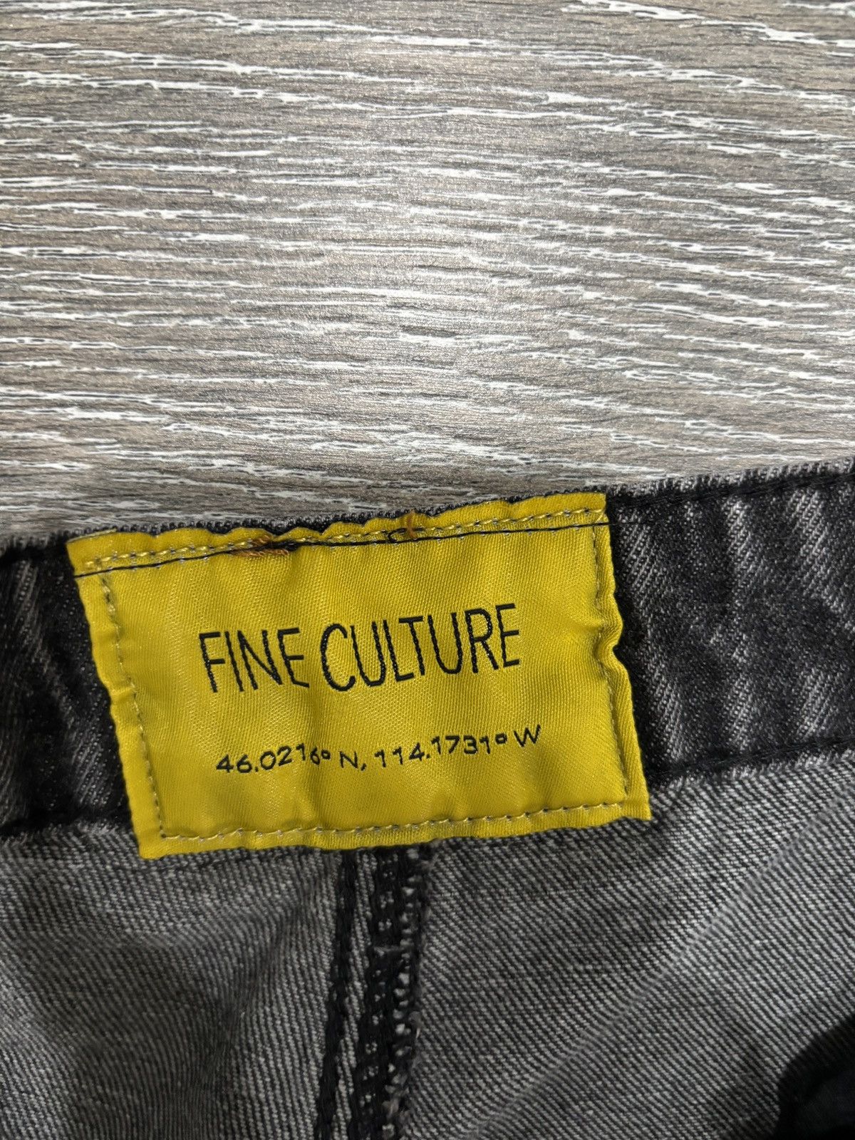 Other Fine Culture Ebony Denim v1 Size US 31 - 3 Thumbnail