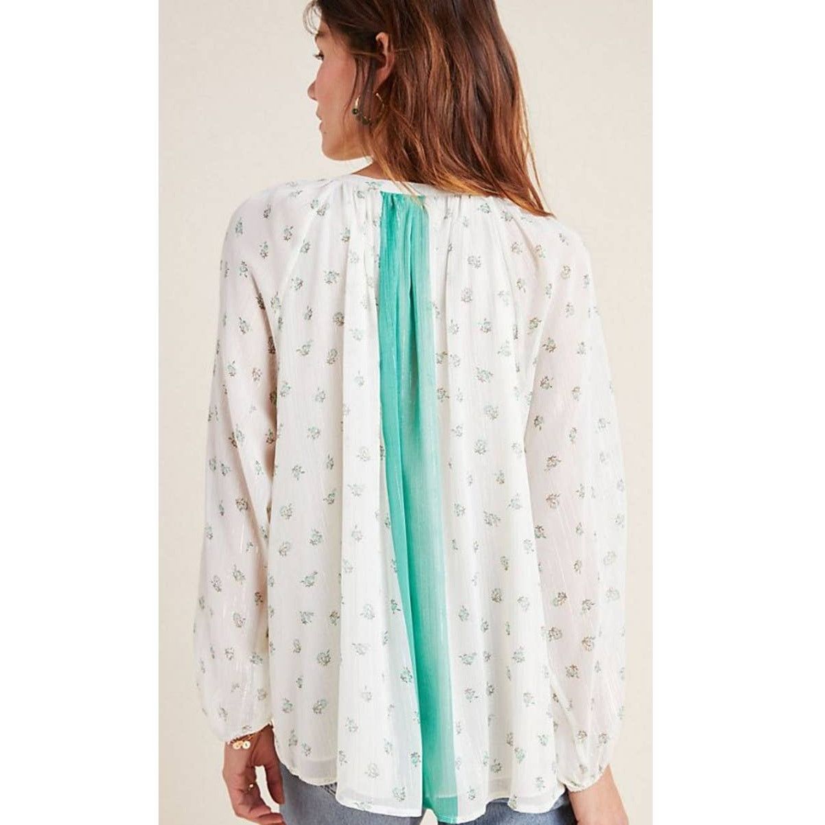 Anthropologie New Anthropologie Daniel Rainn Kaya Peasant Blouse $128 SP Size S / US 4 / IT 40 - 4 Thumbnail