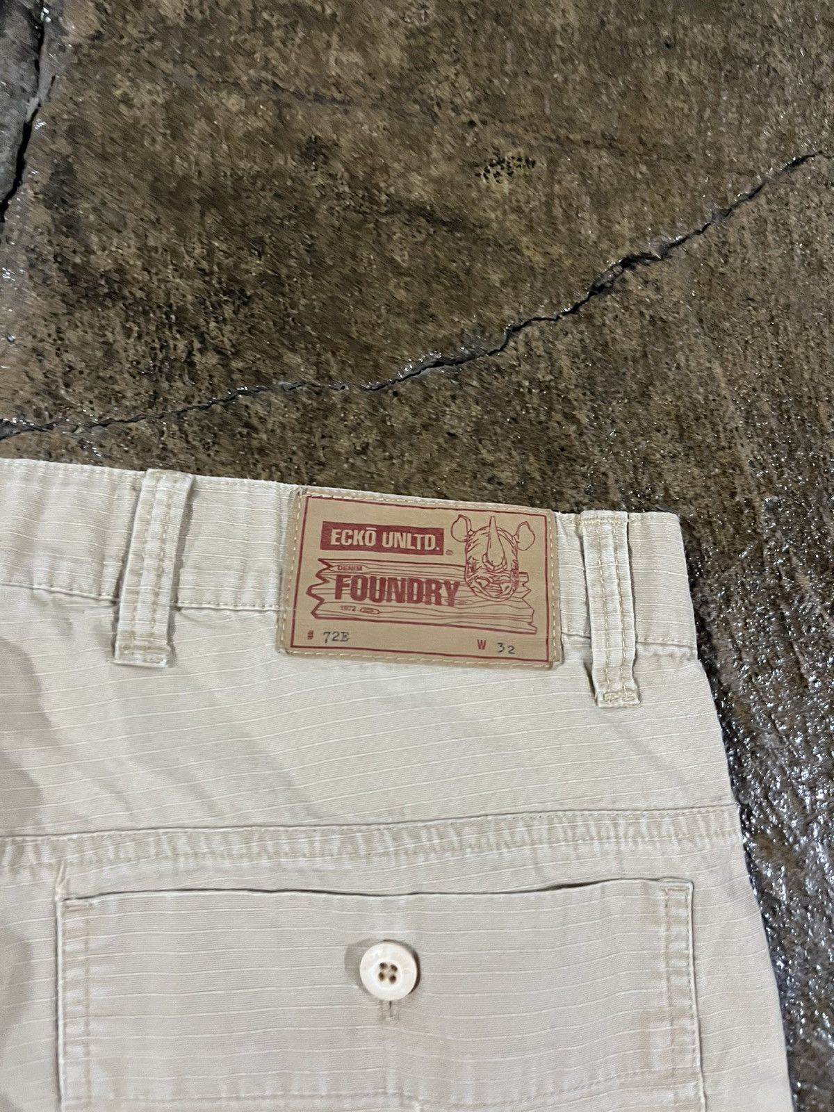 Ecko Unltd. × JNCO × Vintage Crazy Vintage Y2K Ecko UNLTD Baggy Skater Cargo Shorts Size US 32 / EU 48 - 4 Thumbnail