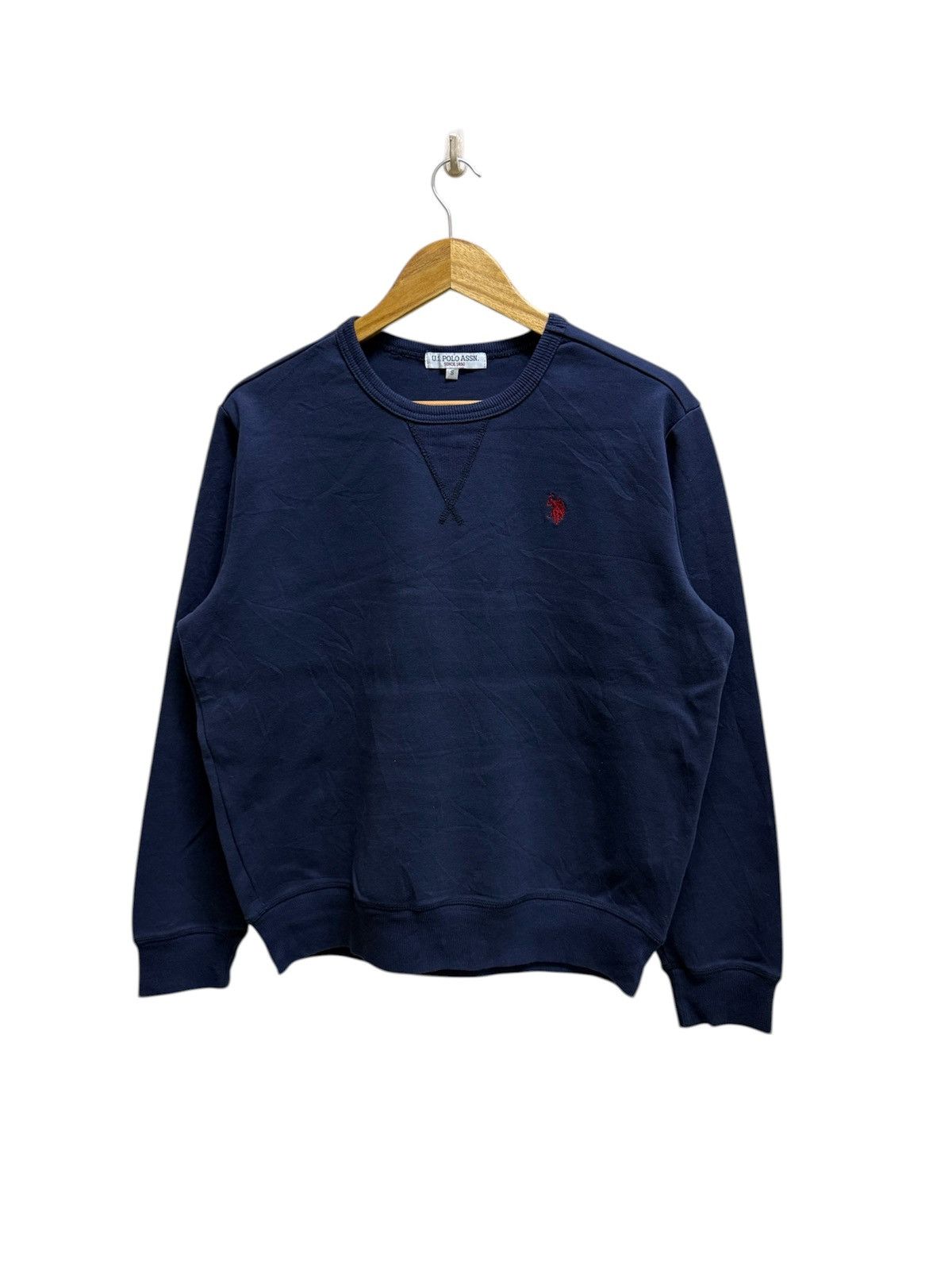 U.S. Polo Assn. U.S Polo Assn. Small Logo Crewneck Dark Blue Sweatshirt Size US S / EU 44-46 / 1 - 1 Thumbnail