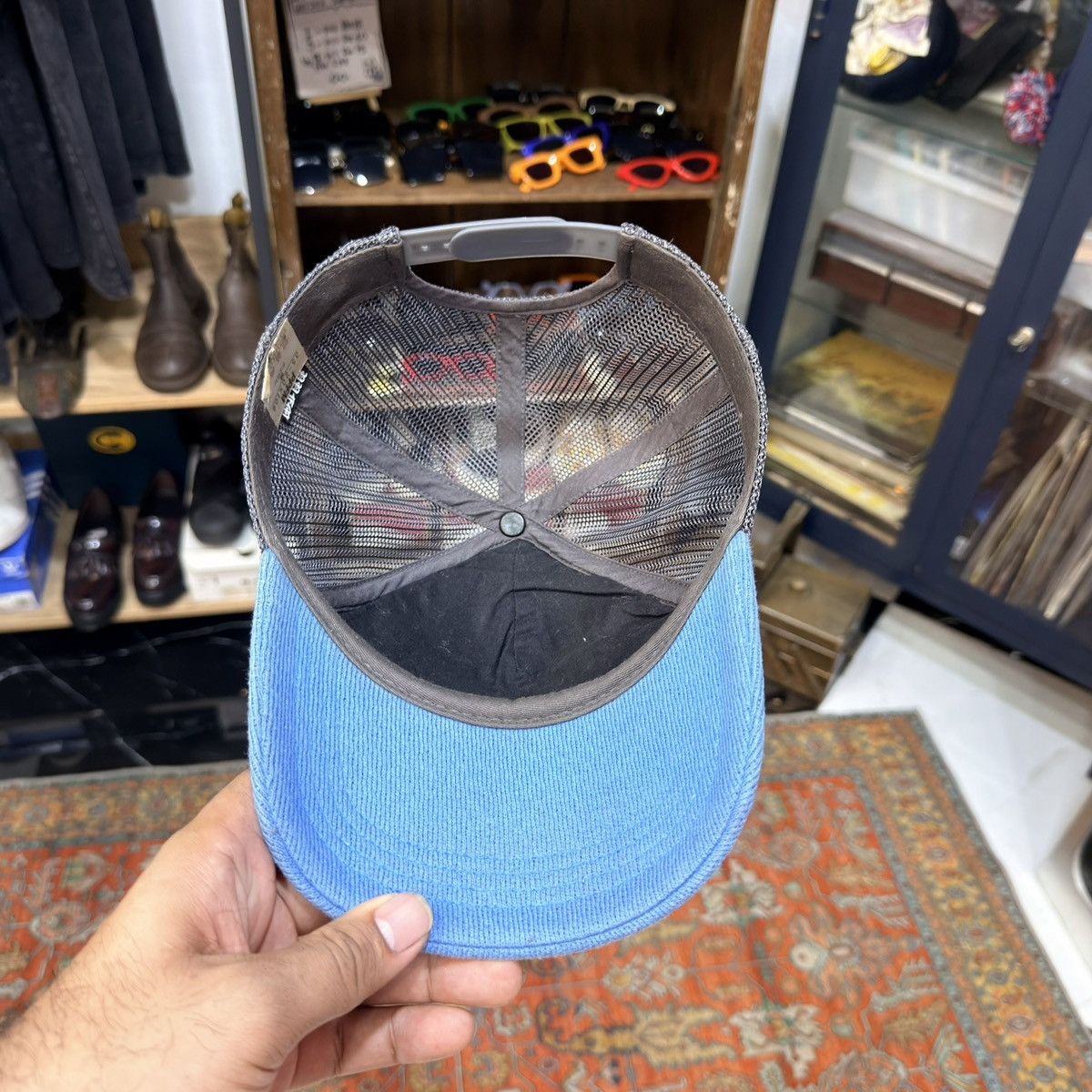 PPFM PPFM Vintage Game Mario Embroidered Mesh Trucker Cap Size ONE SIZE - 5 Thumbnail