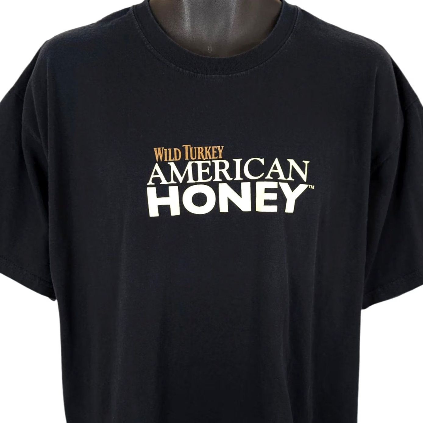 Gildan Wild Turkey Whiskey T Shirt Mens Size XL Black American Honey Liqueur Bourbon T-Shirt Graphic Tee Gildan Black Size US XL / EU 56 / 4 - 2 Thumbnail