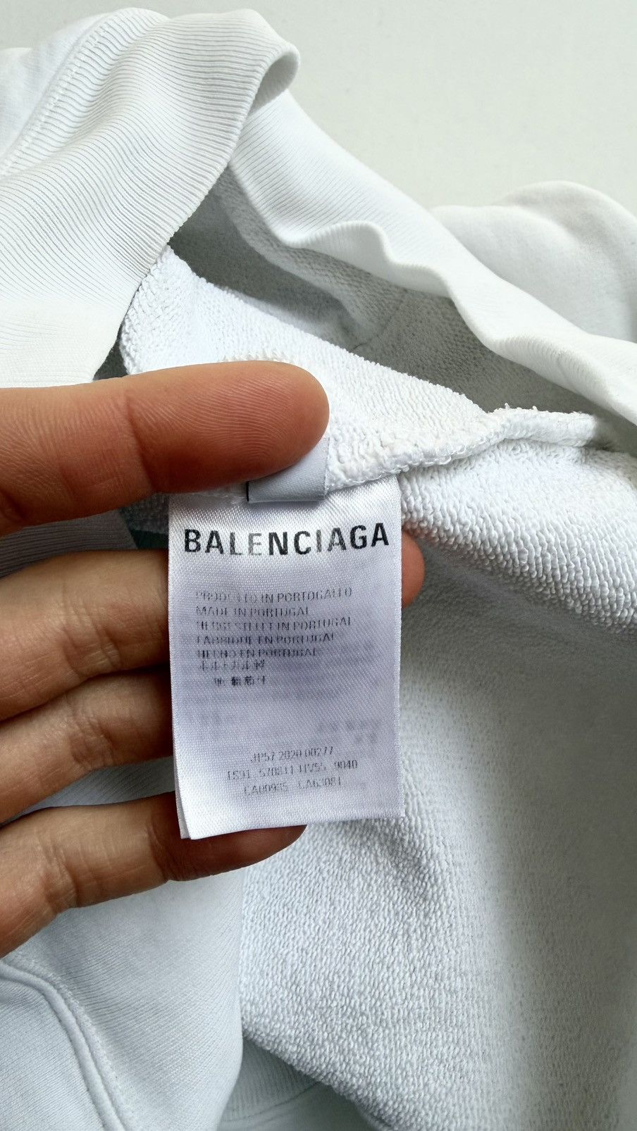 Balenciaga Balenciaga White Logo Hoodie S oversize Size US S / EU 44-46 / 1 - 15 Thumbnail
