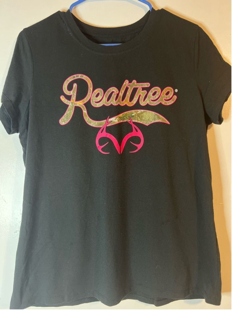 Realtree Women's Realtree T-shirt Size L Black Size L / US 10 / IT 46 - 1 Thumbnail