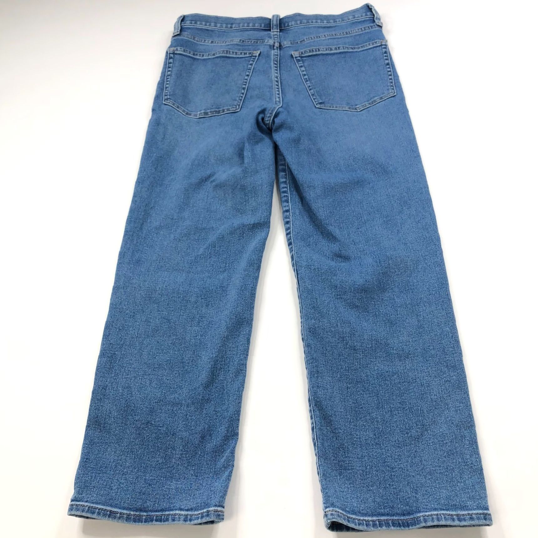 J.Crew J.CREW Factory Stovepipe 28p Petite Denim Jeans BlueMid Rise Jeans 5-Pocket Stretch Womens Petite 28P Blue Size 28" / US 6 / IT 42 - 2 Thumbnail