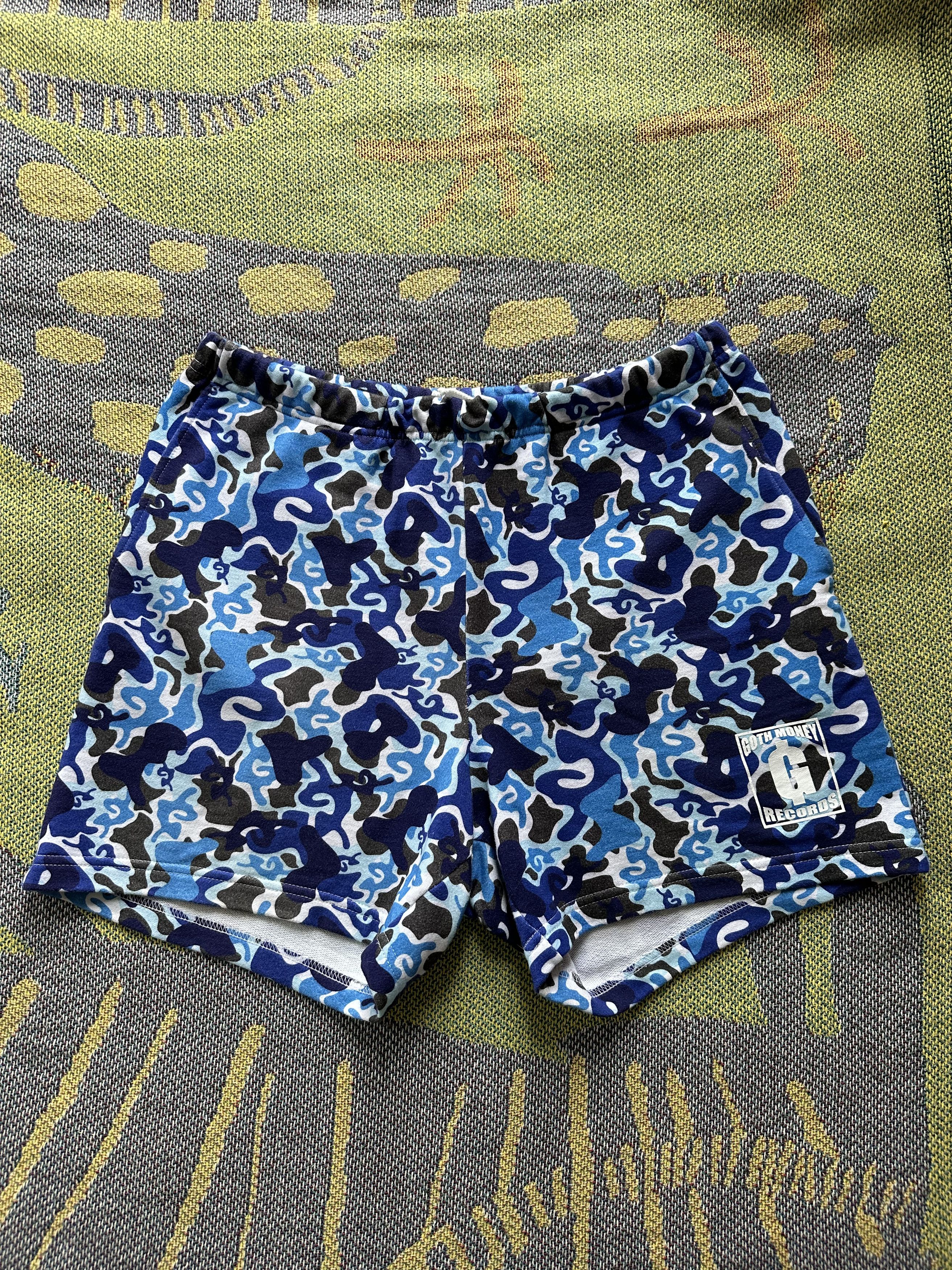 Goth Money Blue Goth Money Camo Shorts Size US 34 / EU 50 - 1 Thumbnail