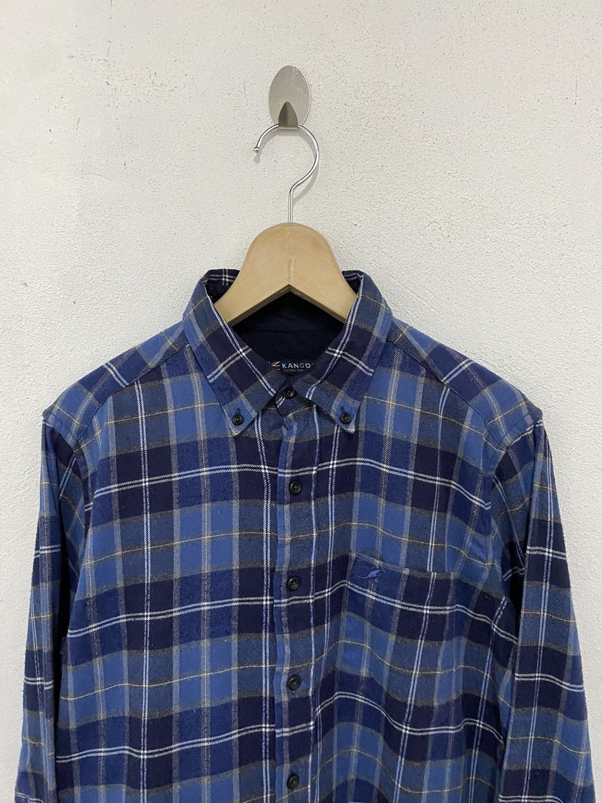 Kangol × Vintage Kangol Plaid Tartan Flannel Shirt Size US M / EU 48-50 / 2 - 3 Thumbnail