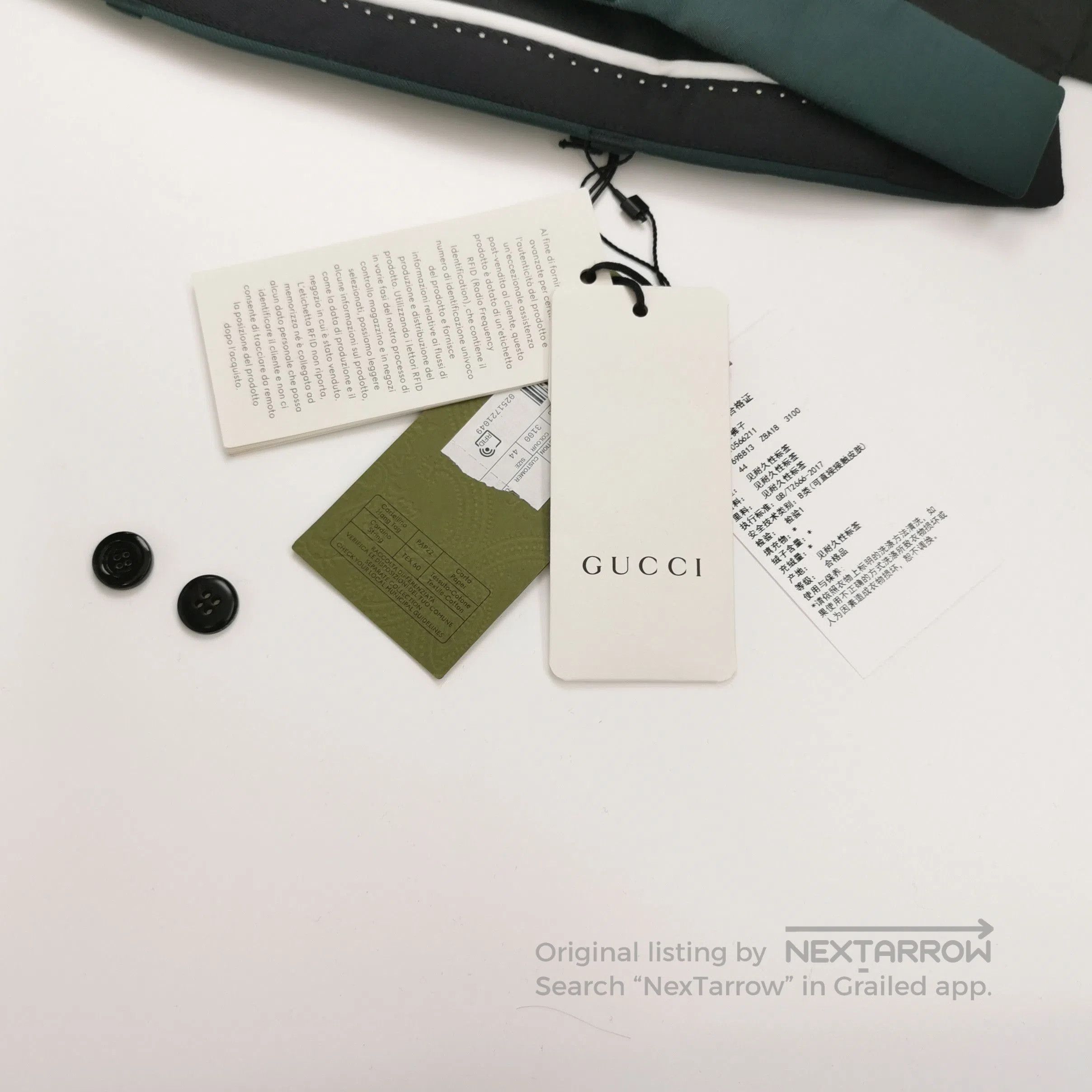 Gucci Gucci Kids' Green Straight Formal Pants. Size US 44 / EU 60 - 9 Thumbnail