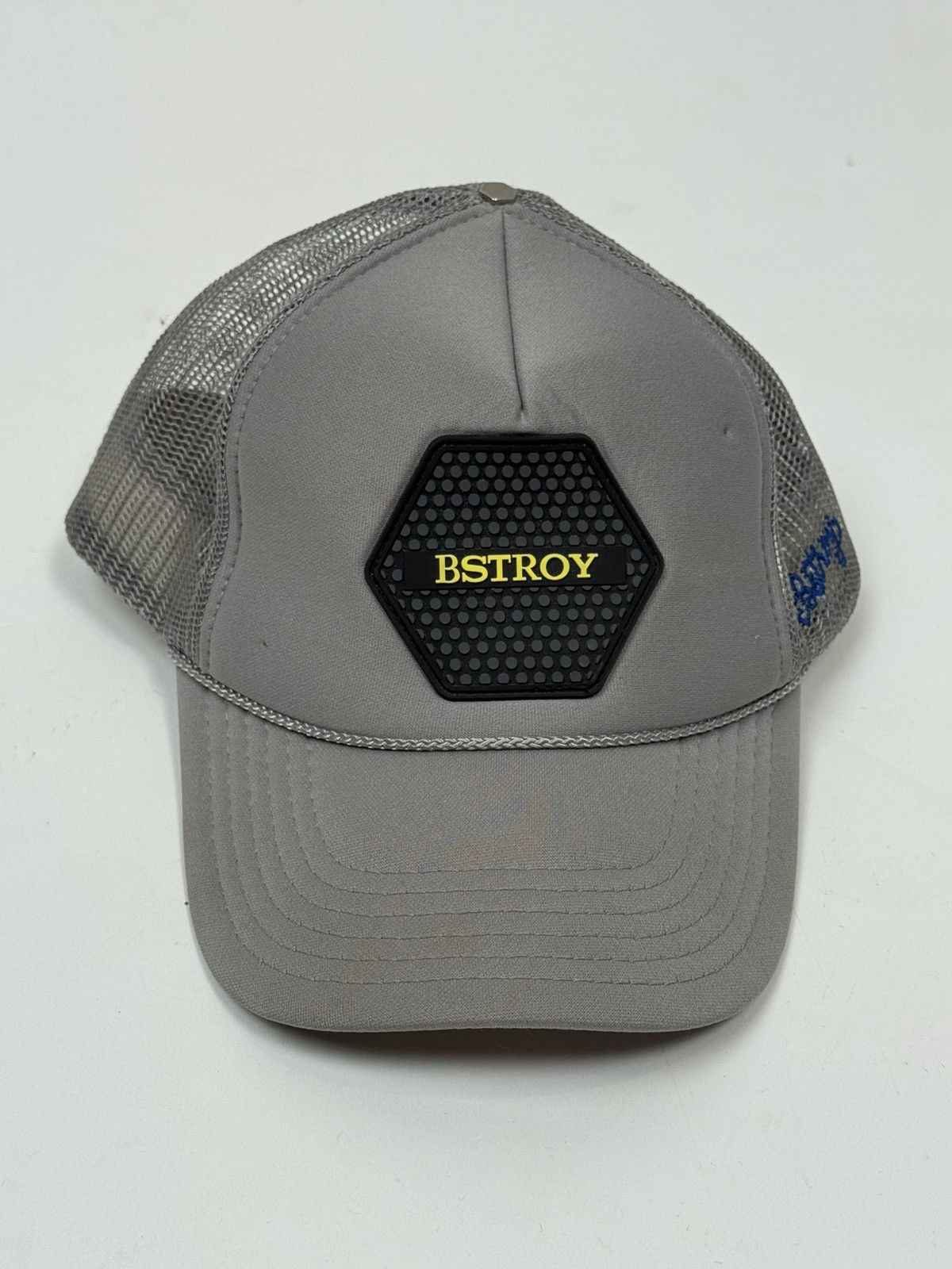 (B).Stroy (B)stroy Silver Trucker Hat Size ONE SIZE - 1 Thumbnail