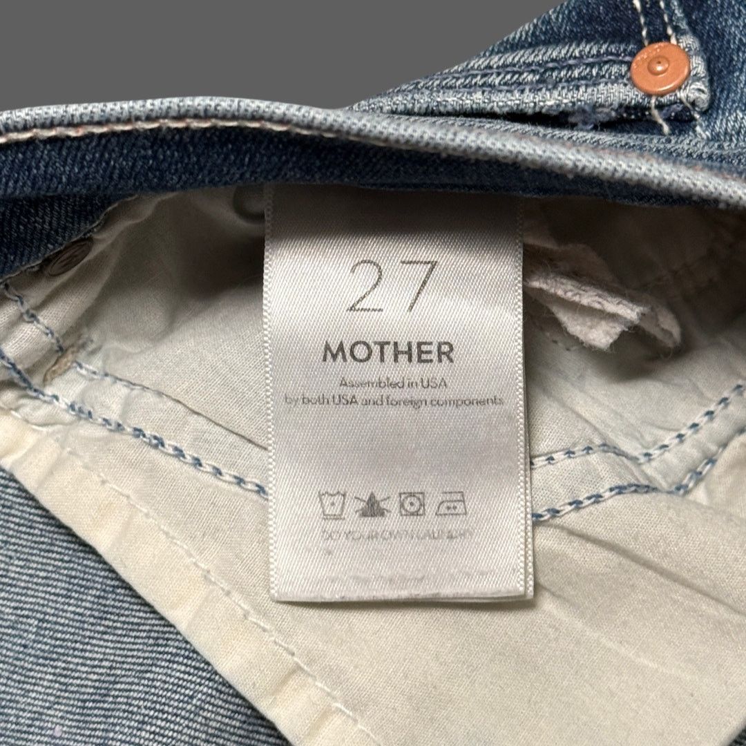 MOTHER Mother Insider Crop Step Fray Jeans Dancing on Coals 27 Size 27" / US 4 / IT 40 - 4 Thumbnail