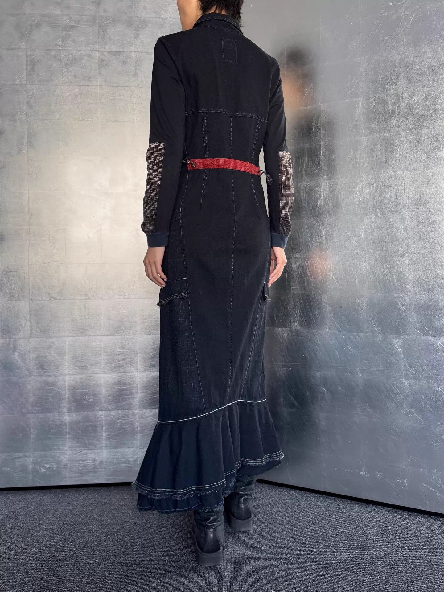 Marithe + Francois Girbaud MFG Vintage Denim Dress Size40 Size S / US 4 / IT 40 - 7 Thumbnail