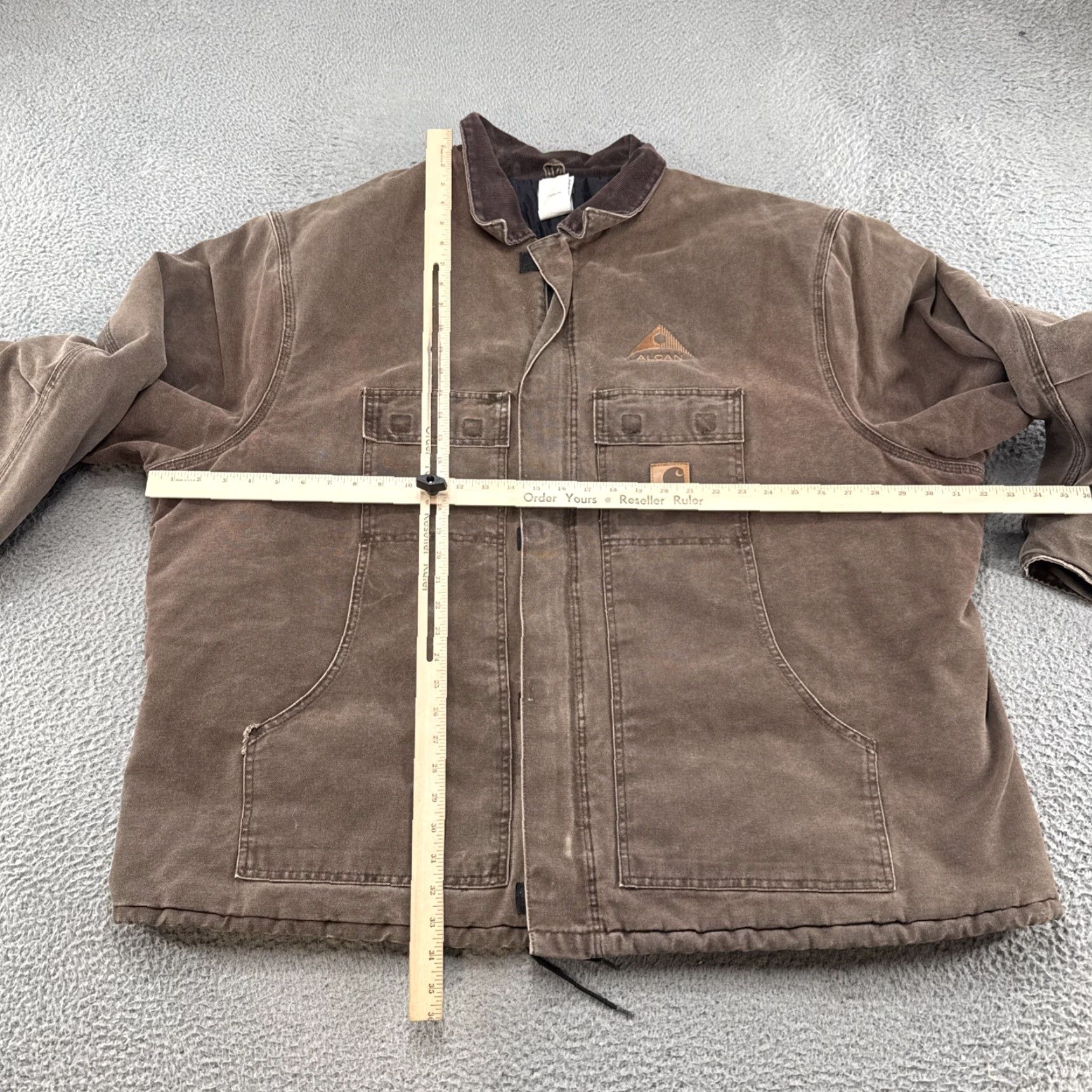 Carhartt Carhartt Jacket C26 CHT Brown Duck Canvas Coat Quilt Lined Work 4XL Size Mens Size US XXL / EU 58 / 5 - 6 Thumbnail