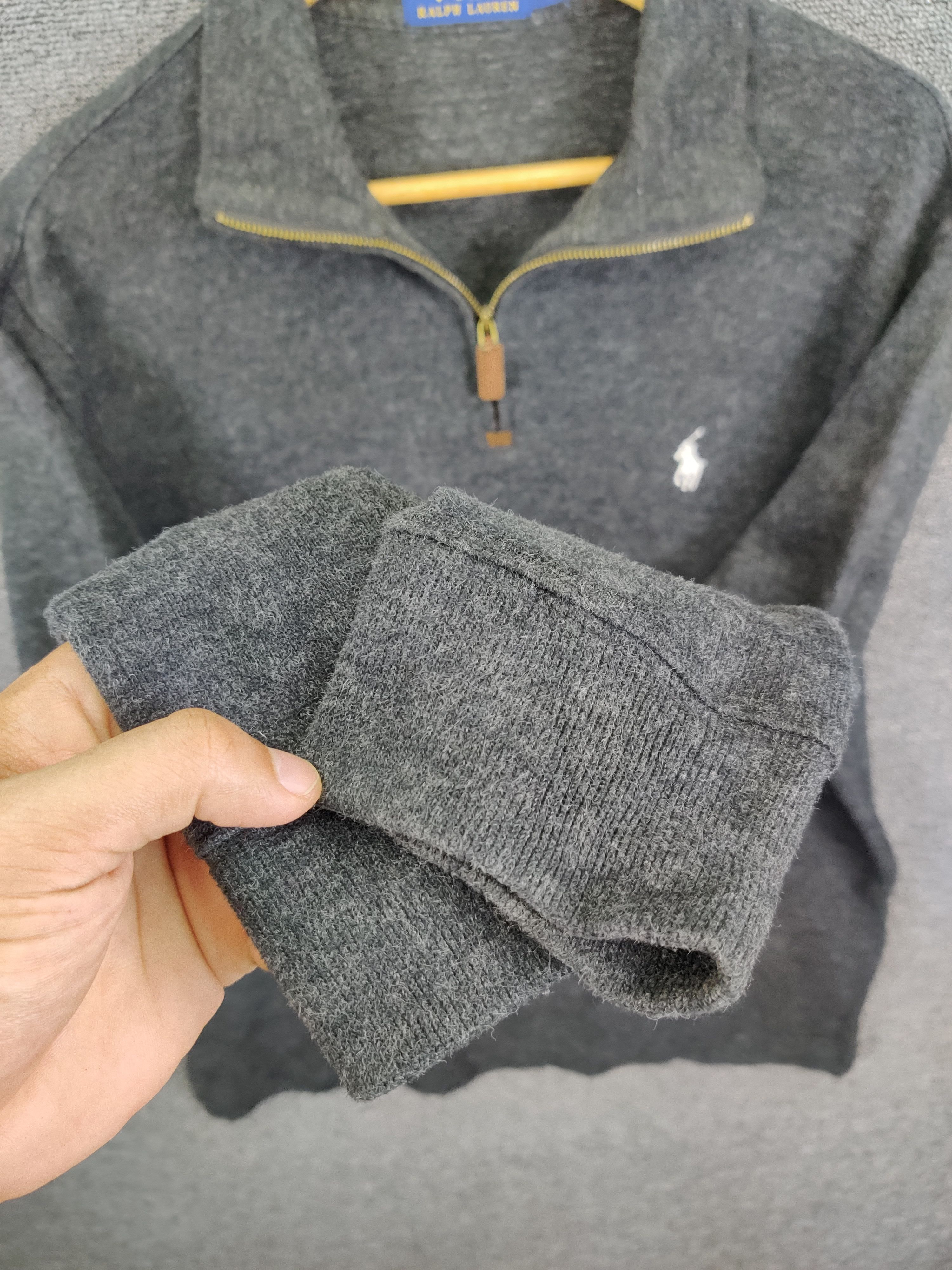 Polo Ralph Lauren Vintage Polo Ralph Lauren Quarter Half Zipper Knit Sweater Size US M / EU 48-50 / 2 - 7 Thumbnail