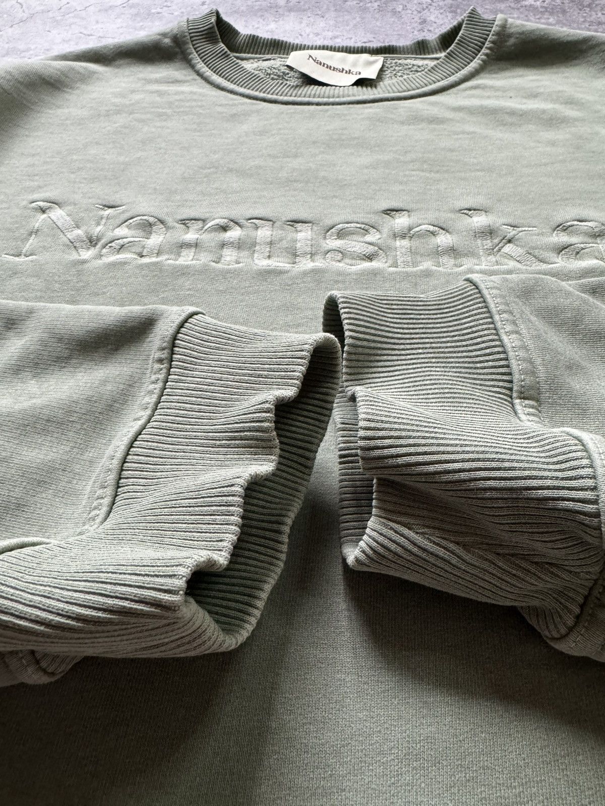 Nanushka Nanuska washed garment dayed Embroidered Sweatshirt Size US M / EU 48-50 / 2 - 4 Thumbnail
