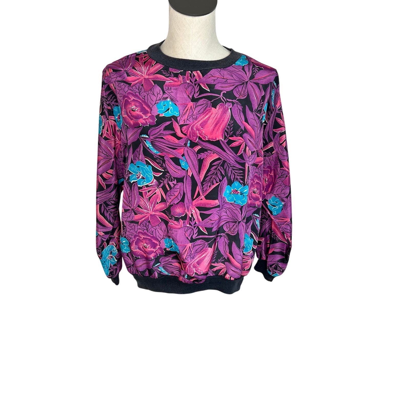 Other Vintage 80s Anata floral pullover top Size Medium Size M / US 6-8 / IT 42-44 - 1 Thumbnail