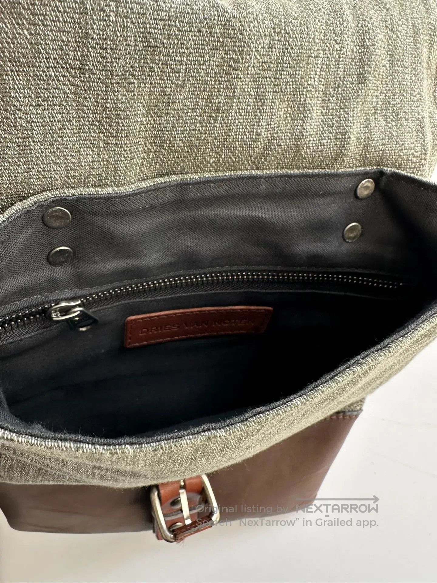 Dries Van Noten DRIES VAN NOTEN horse fur Spliced crossbody bag| Size ONE SIZE - 5 Thumbnail