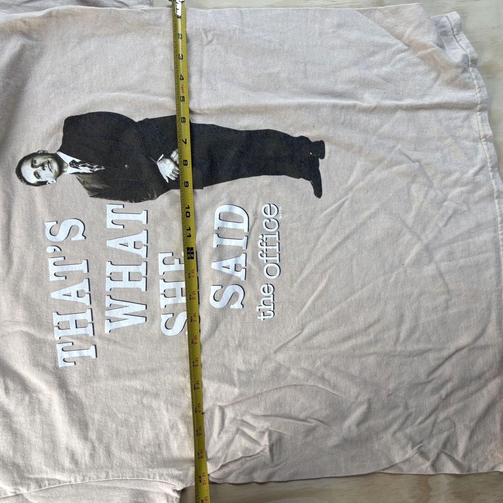 Vintage VINTAGE? The Office That’s What She Said Shirt Mens XL Beige Michael Scott TV Comedy Size US XL / EU 56 / 4 - 4 Thumbnail